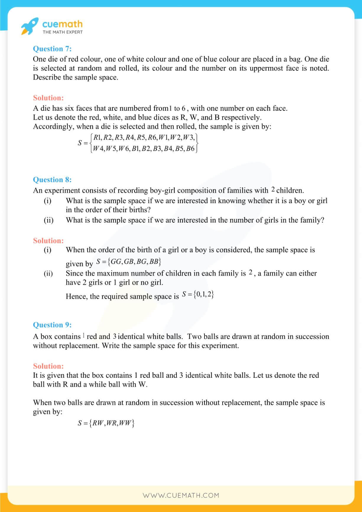 NCERT Solutions Class 11 Maths Chapter 16 Exercise 16.1 2