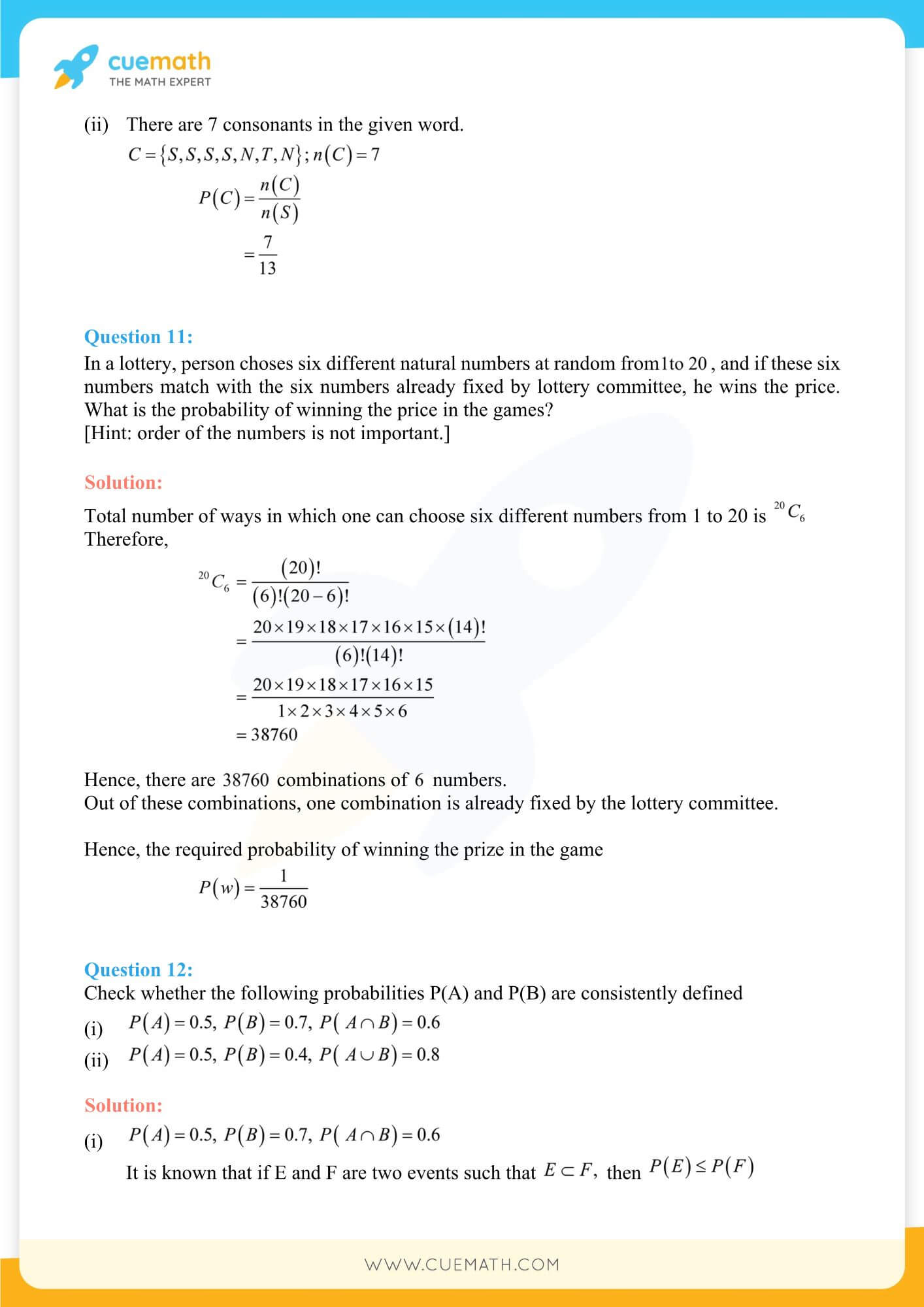 NCERT Solutions Class 11 Maths Chapter 16 26