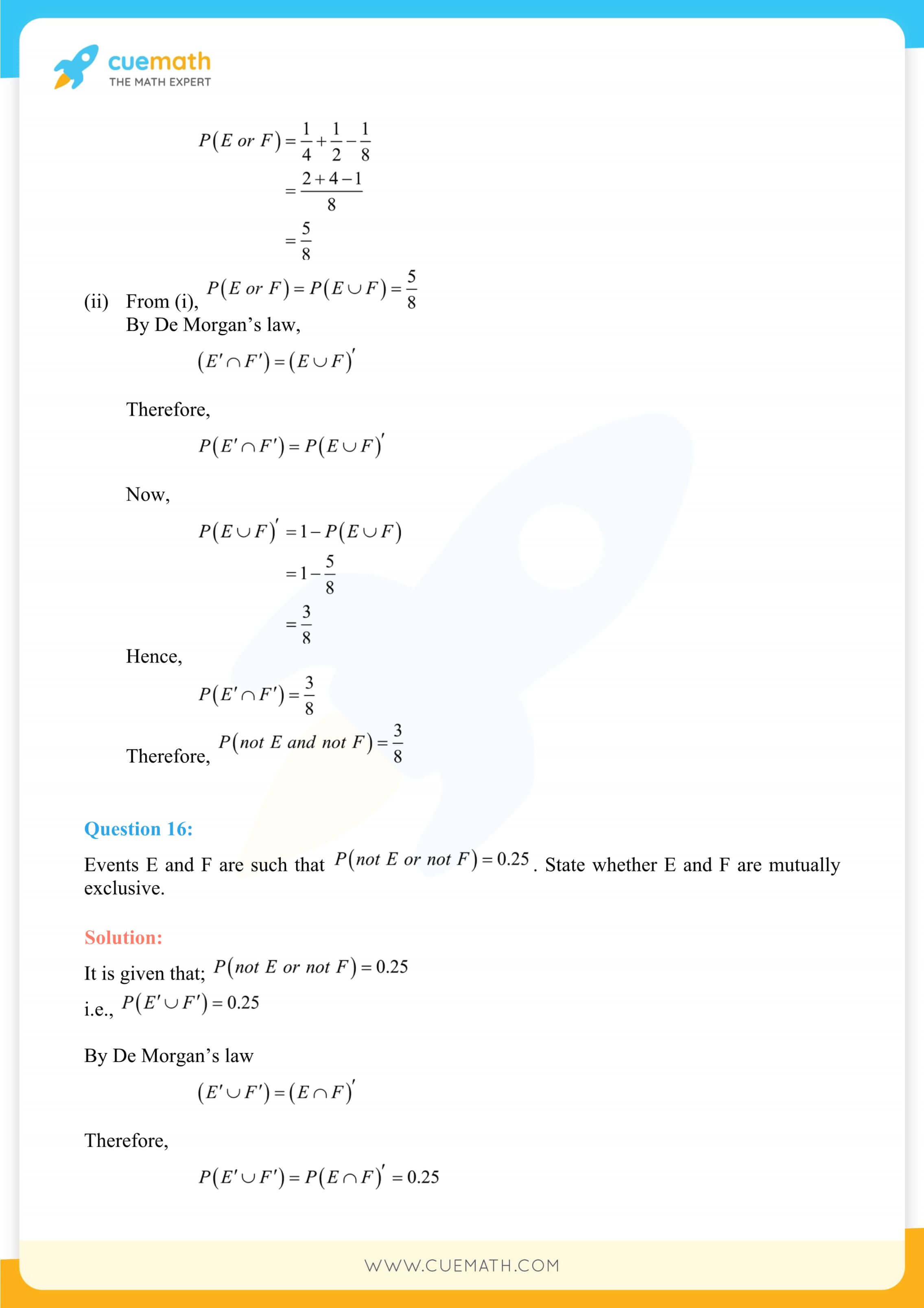 NCERT Solutions Class 11 Maths Chapter 16 29