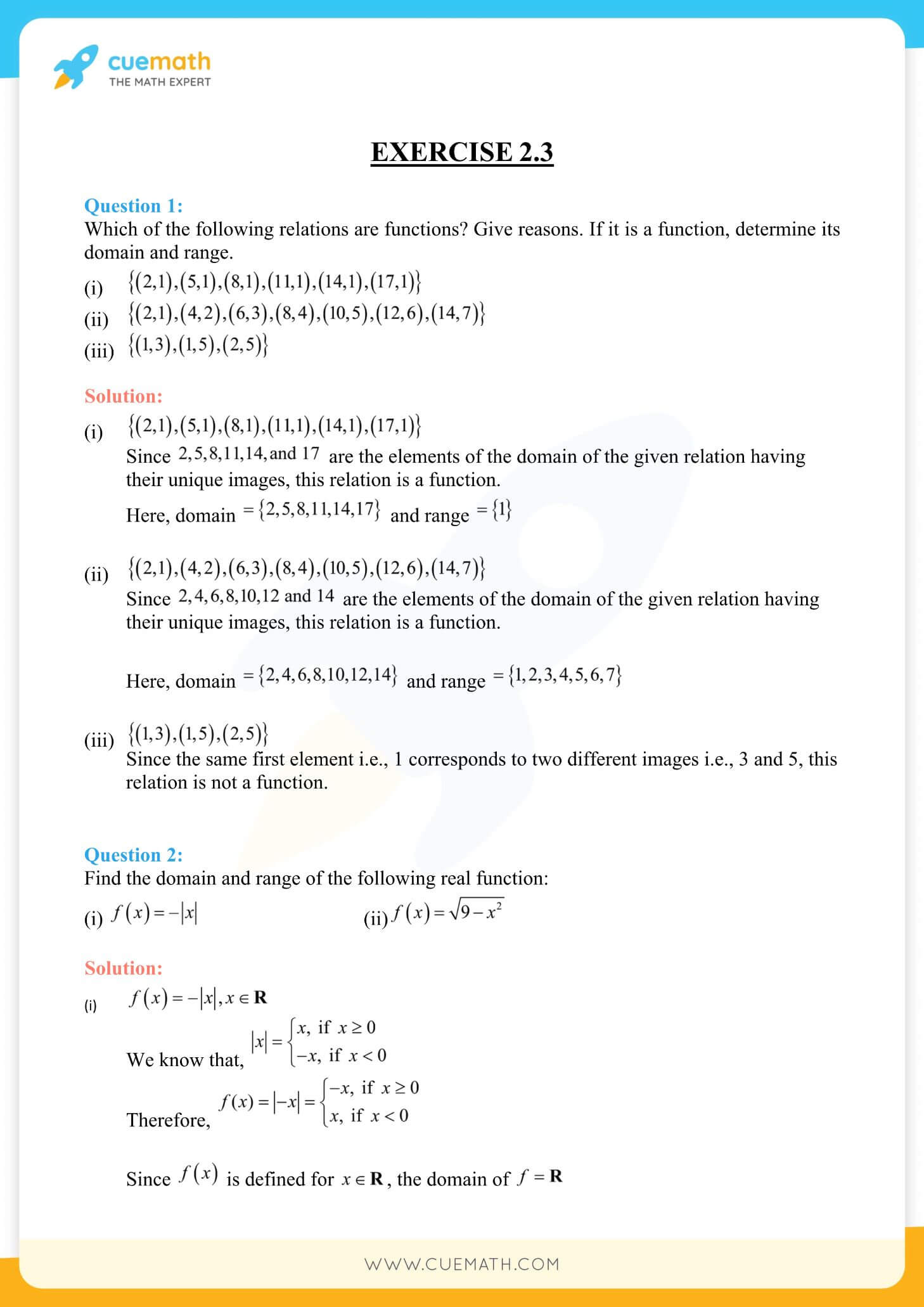 NCERT Solutions Class 11 Maths Chapter 2 Exercise 2.3 10