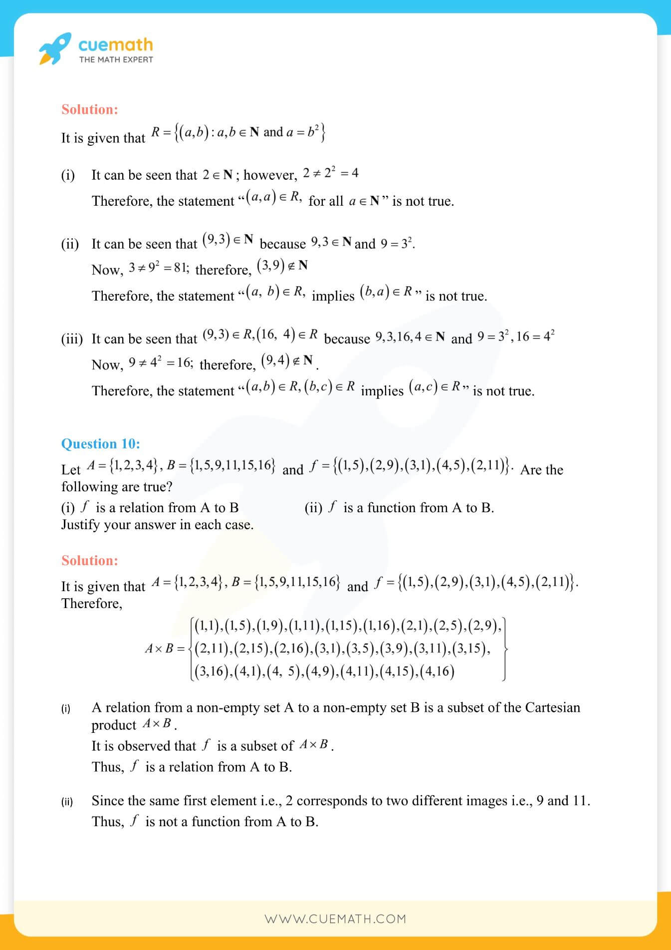 NCERT Solutions Class 11 Maths Chapter 2 19