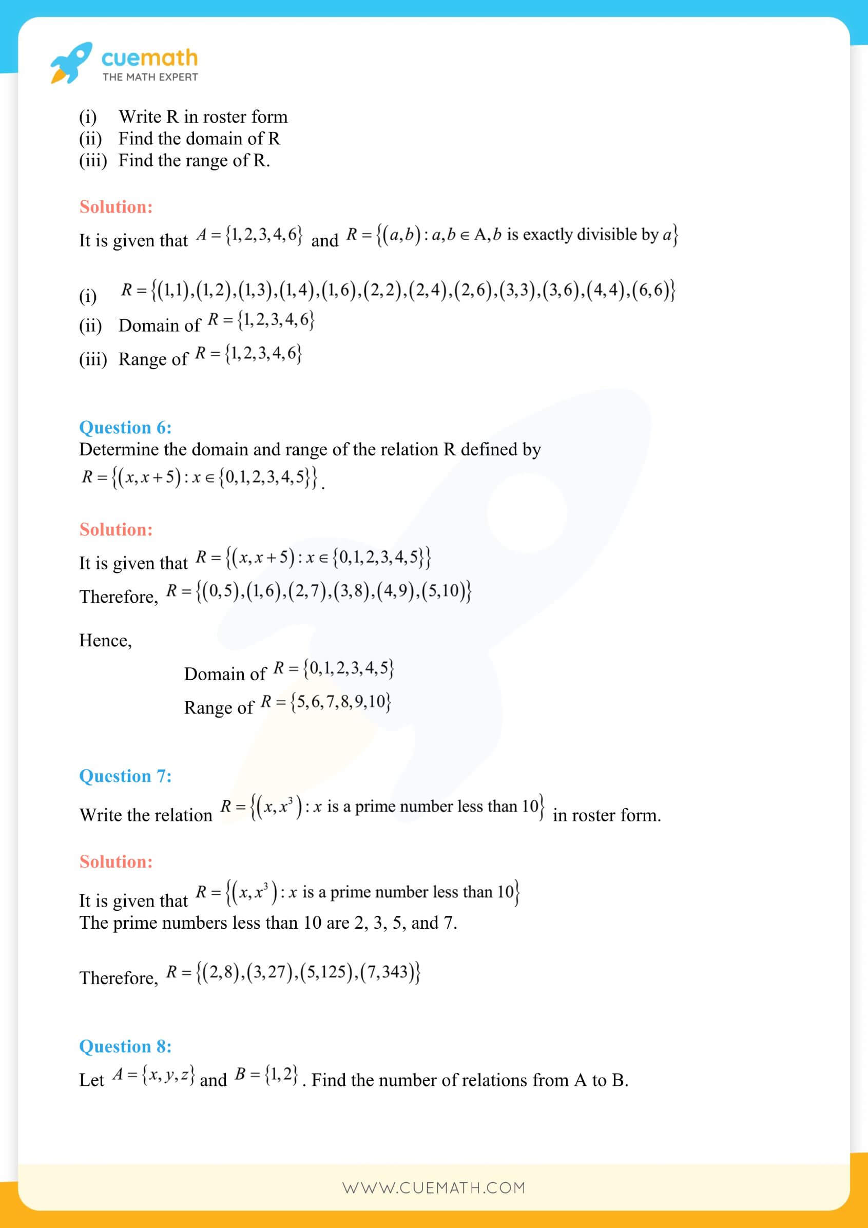 NCERT Solutions Class 11 Maths Chapter 2 Exercise 2.2 8