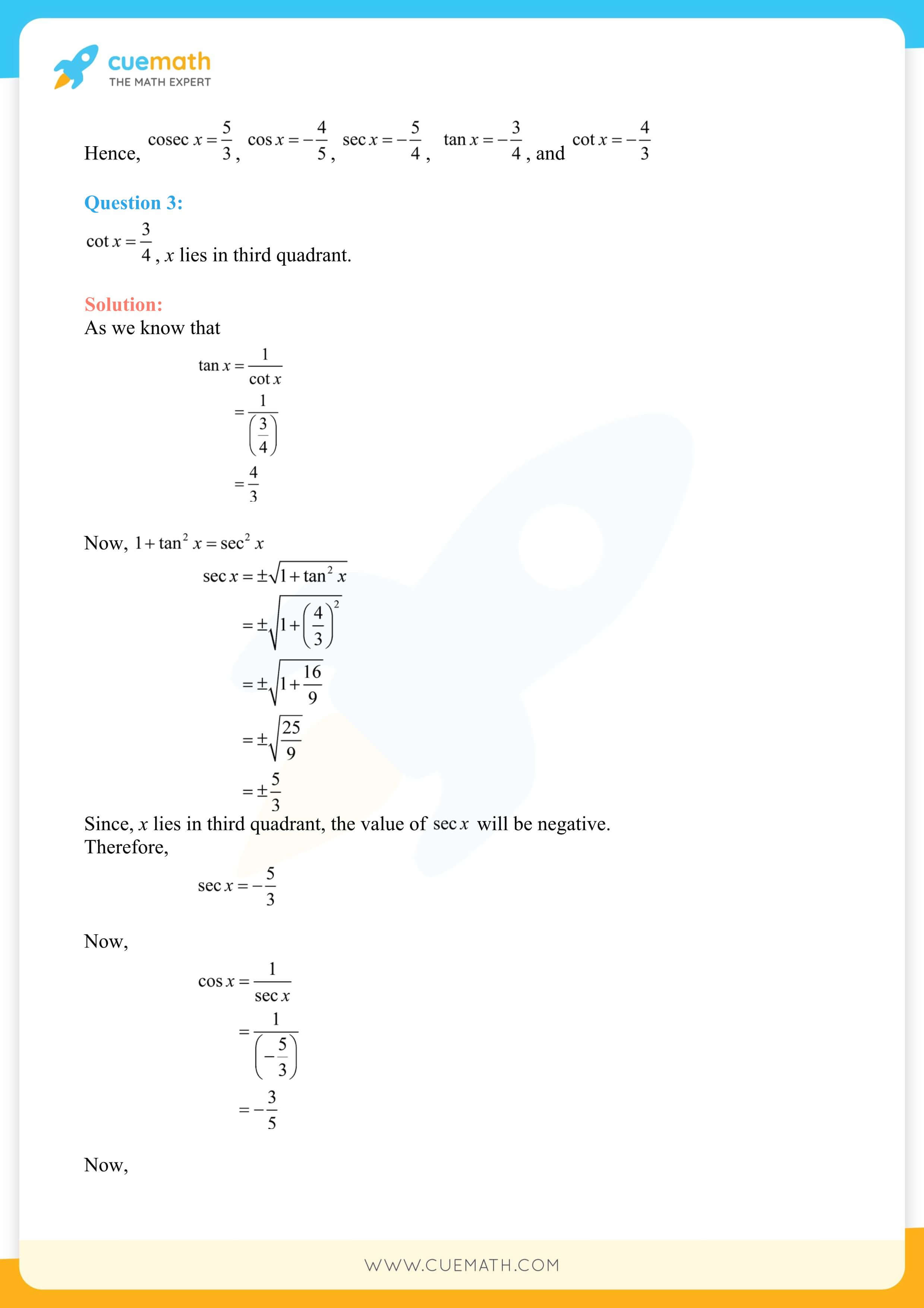 NCERT Solutions Class 11 Maths Chapter 3 Exercise 3.2 10