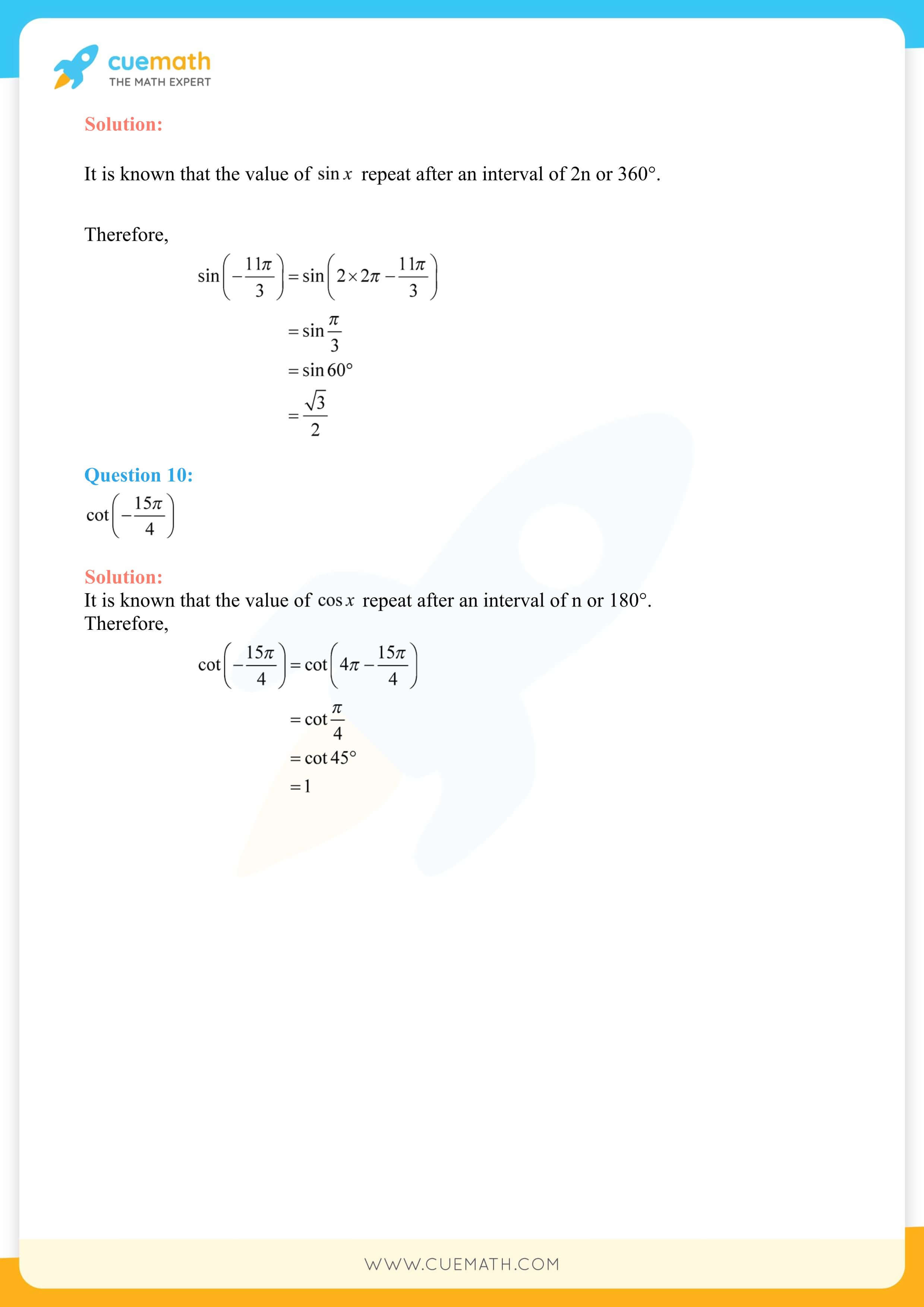 NCERT Solutions Class 11 Maths Chapter 3 16