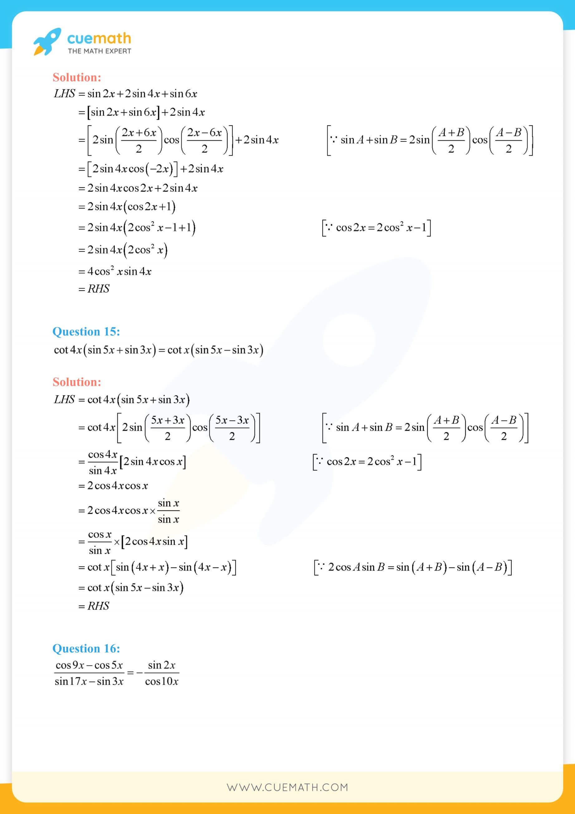 NCERT Solutions Class 11 Maths Chapter 3 27