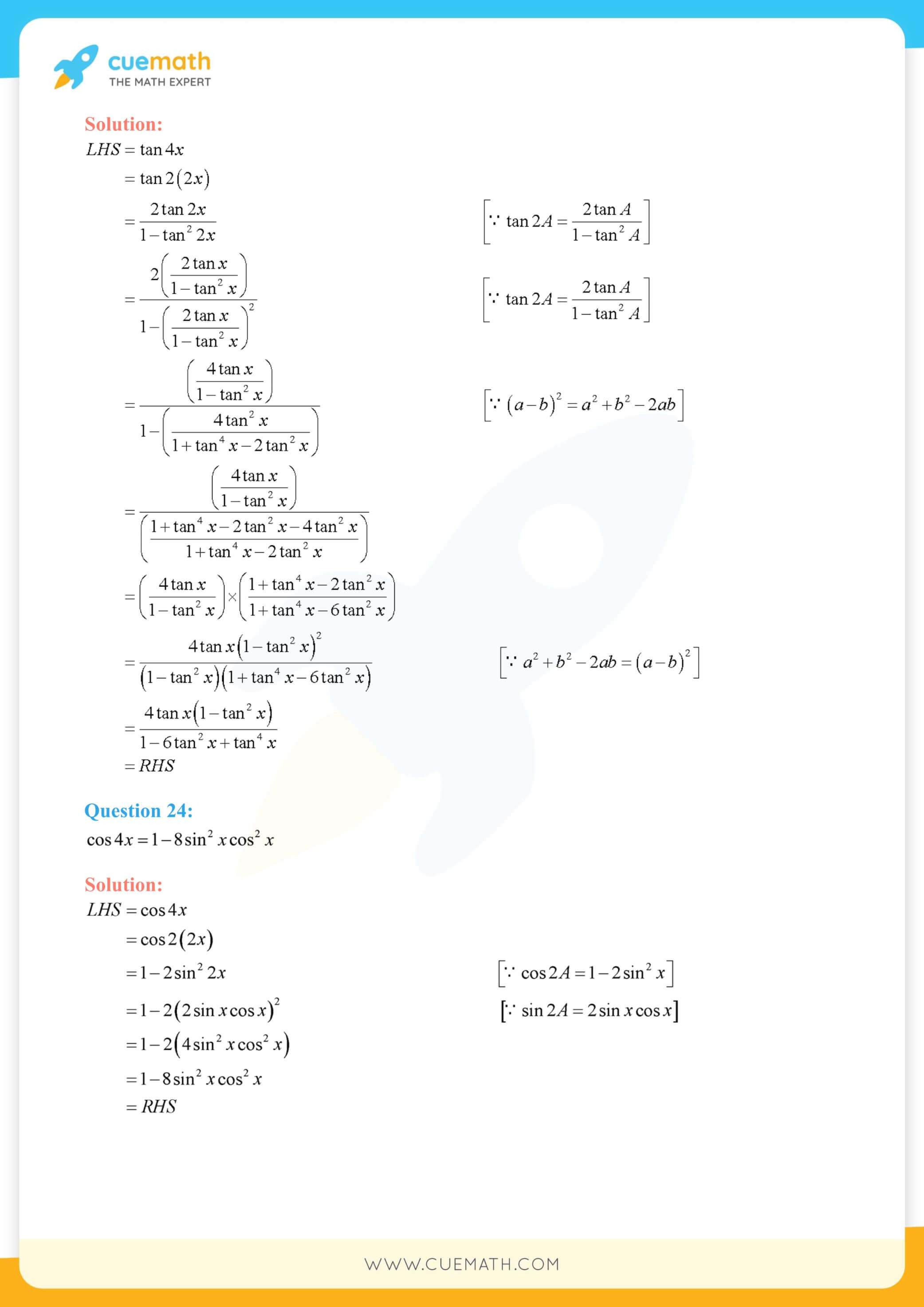 NCERT Solutions Class 11 Maths Chapter 3 32