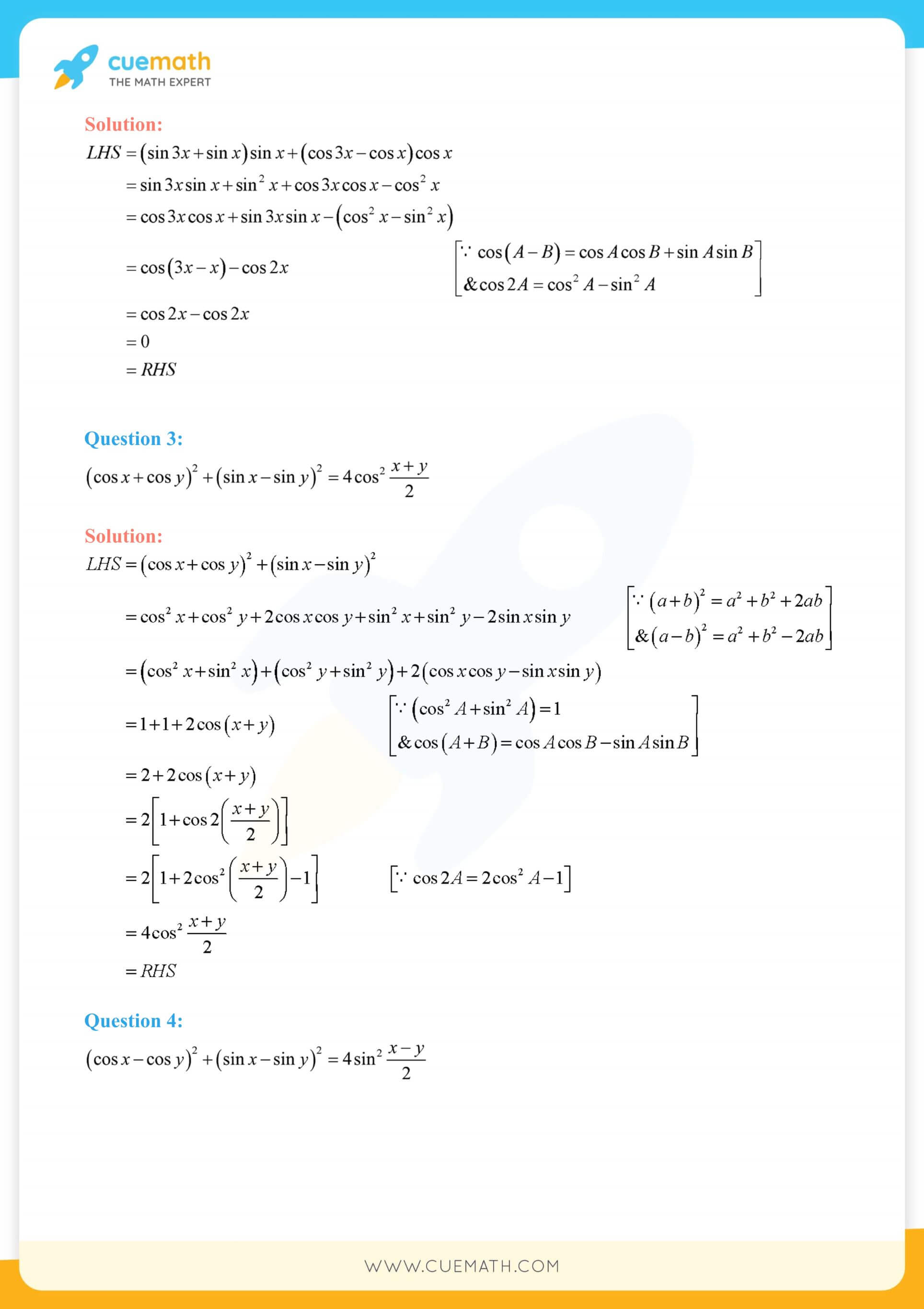 NCERT Solutions Class 11 Maths Chapter 3 Miscellaneous Exercise 42