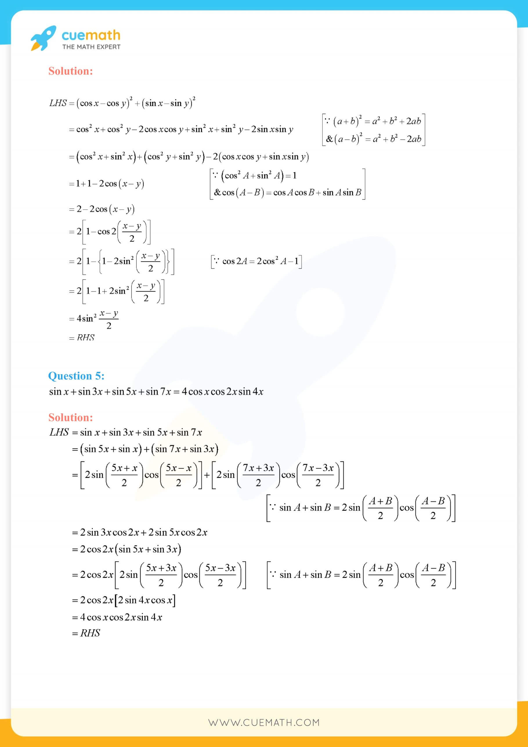 NCERT Solutions Class 11 Maths Chapter 3 Miscellaneous Exercise 43