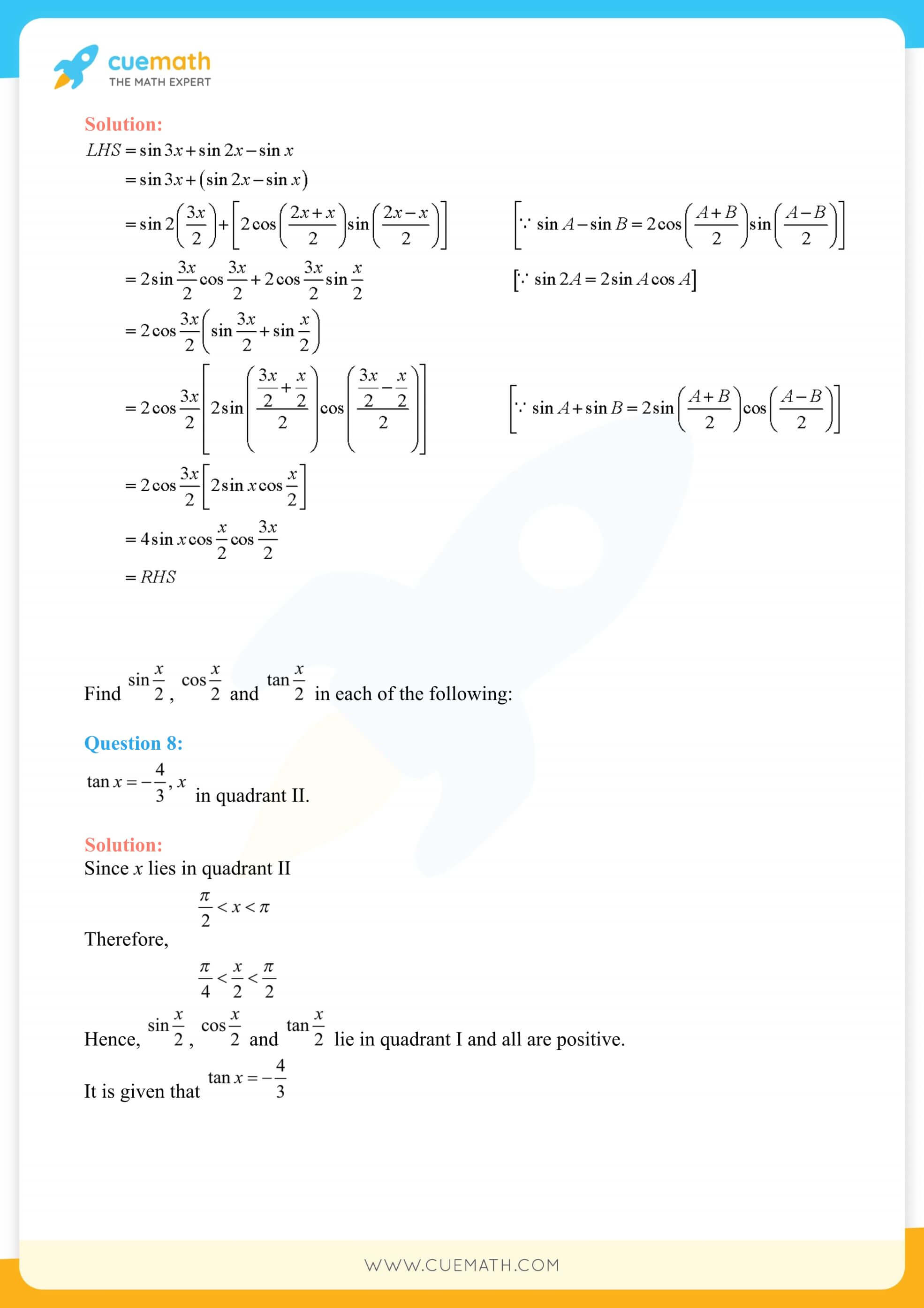 NCERT Solutions Class 11 Maths Chapter 3 Miscellaneous Exercise 45