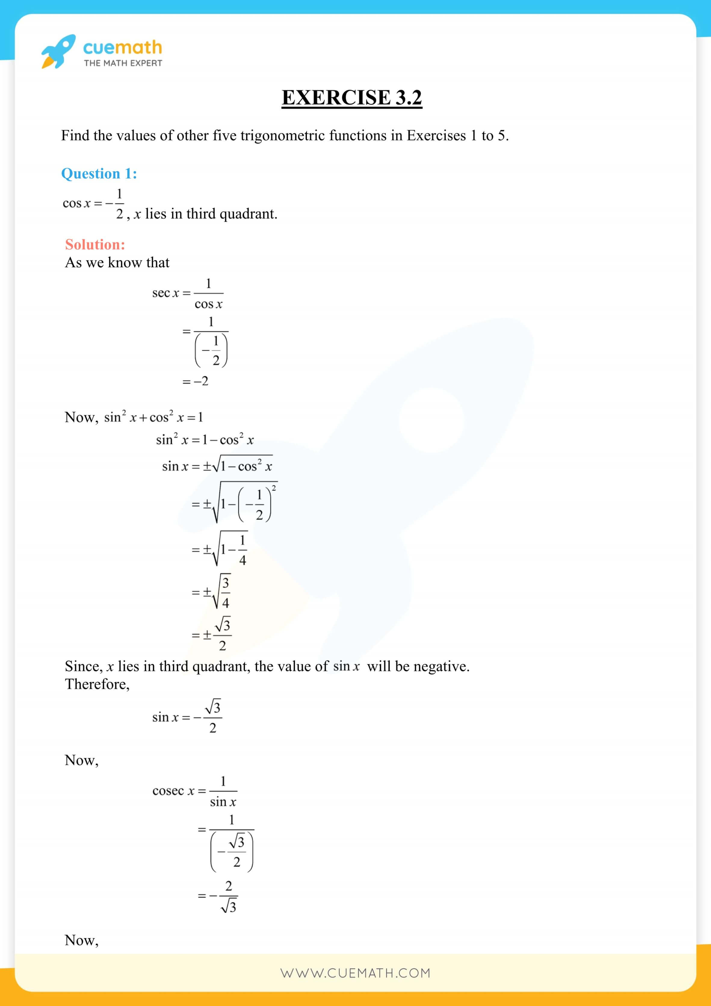 NCERT Solutions Class 11 Maths Chapter 3 Exercise 3.2 7