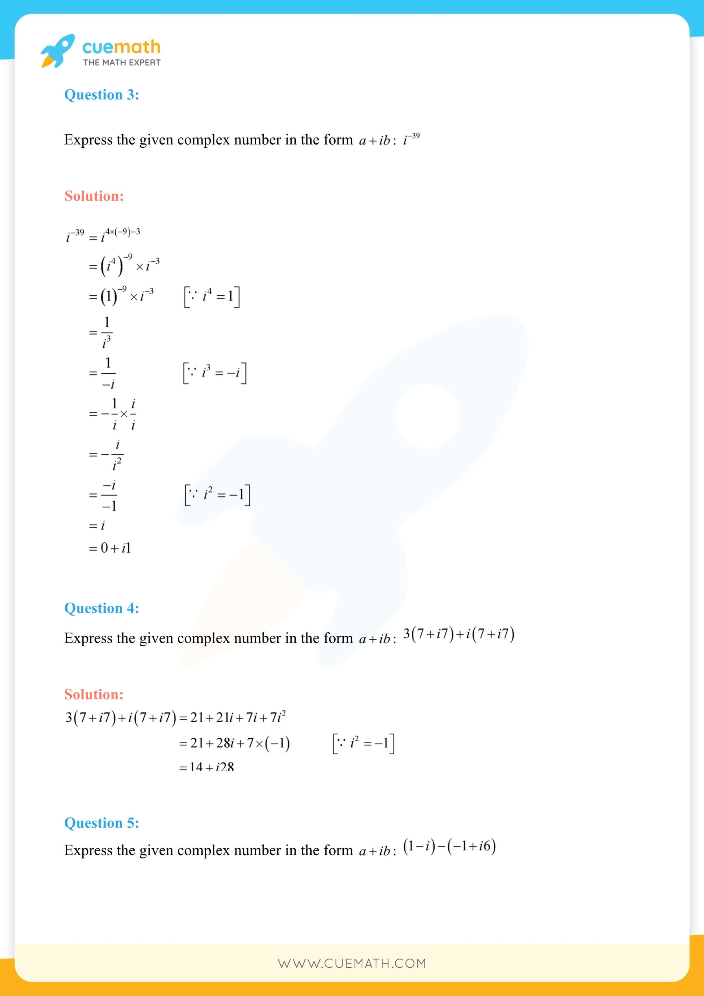 NCERT Solutions Class 11 Maths Chapter 5 Exercise 5.1 2