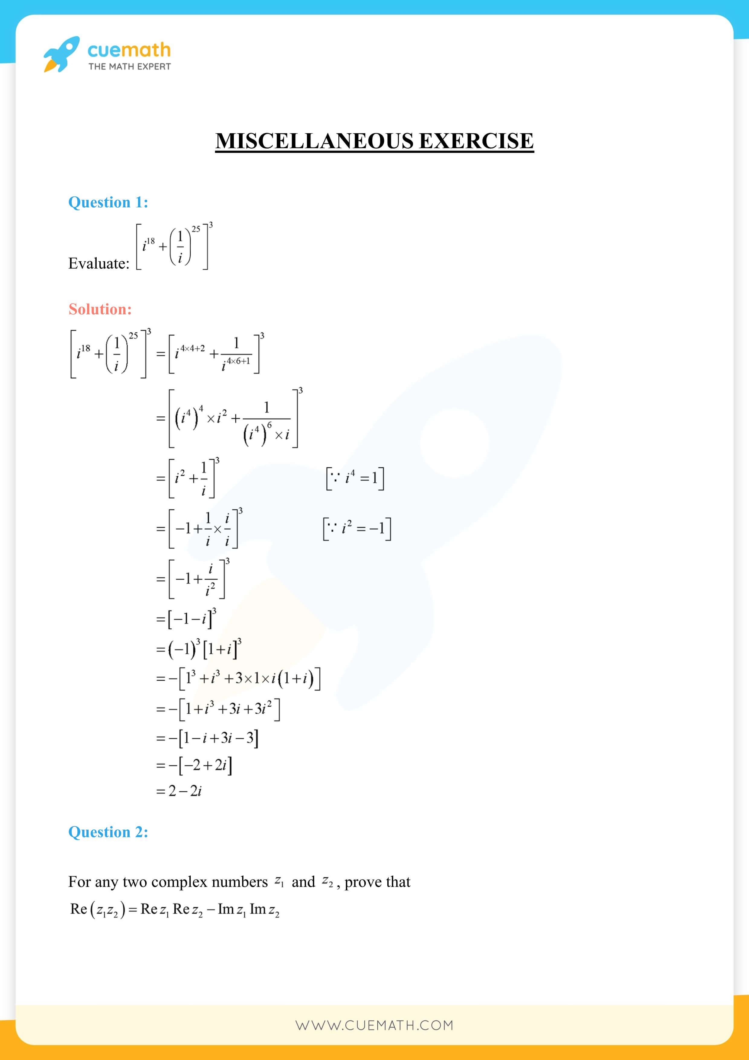 NCERT Solutions Class 11 Maths Chapter 5 Miscellaneous Exercise 20