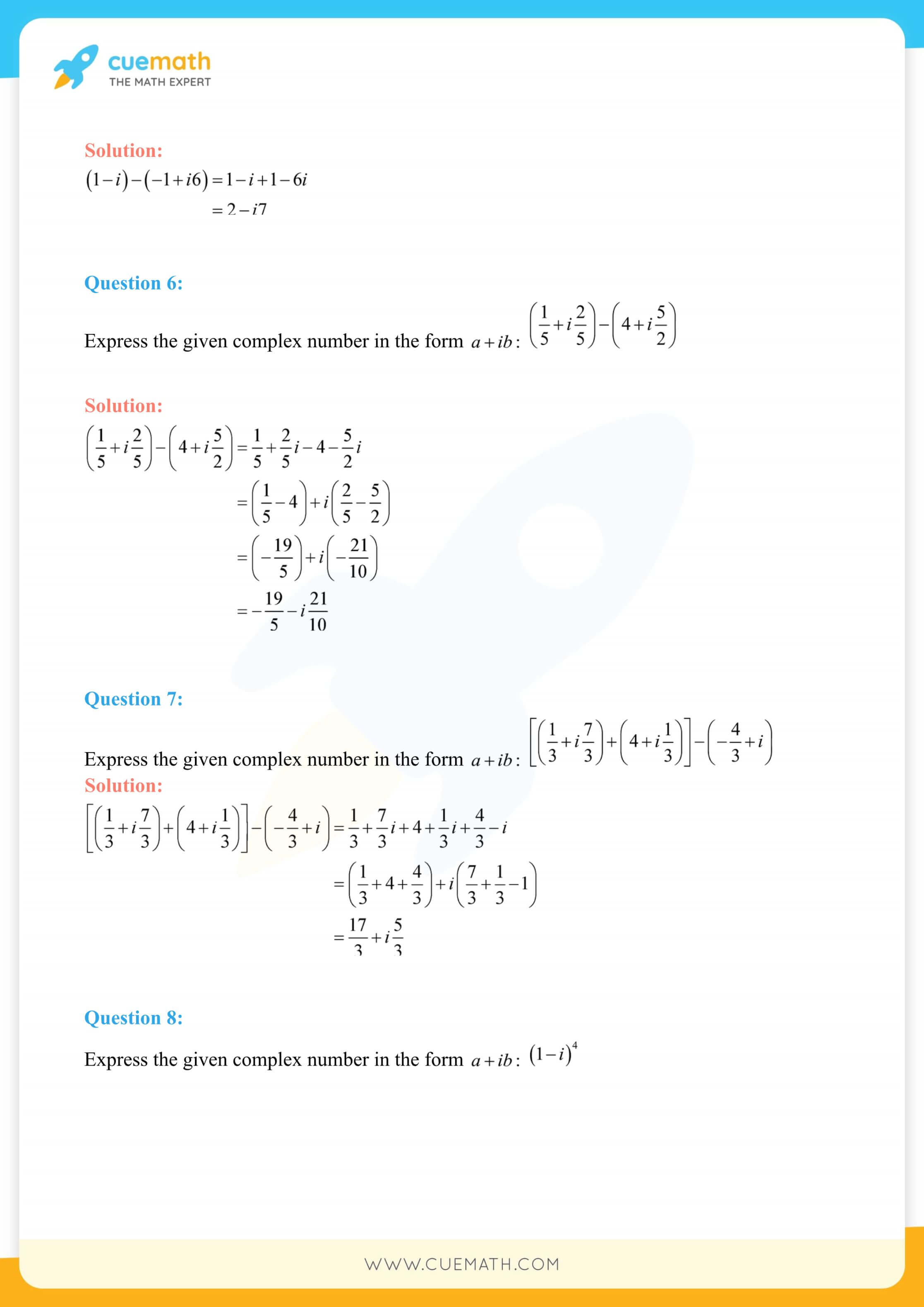 NCERT Solutions Class 11 Maths Chapter 5 Exercise 5.1 3