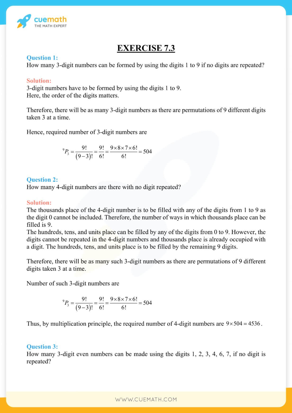 NCERT Solutions Class 11 Maths Chapter 7 Exercise 7.3 6