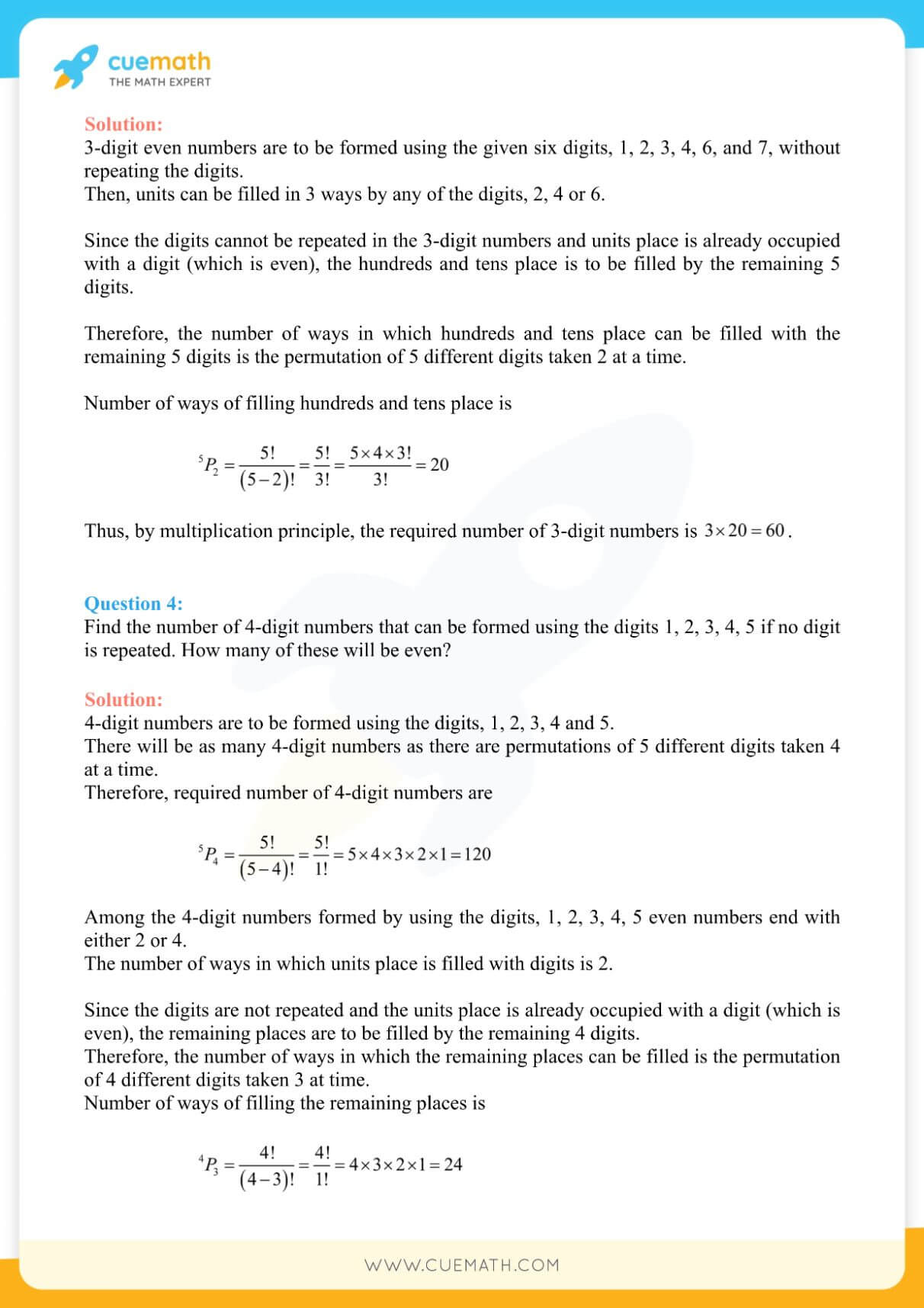 NCERT Solutions Class 11 Maths Chapter 7 Exercise 7.3 7