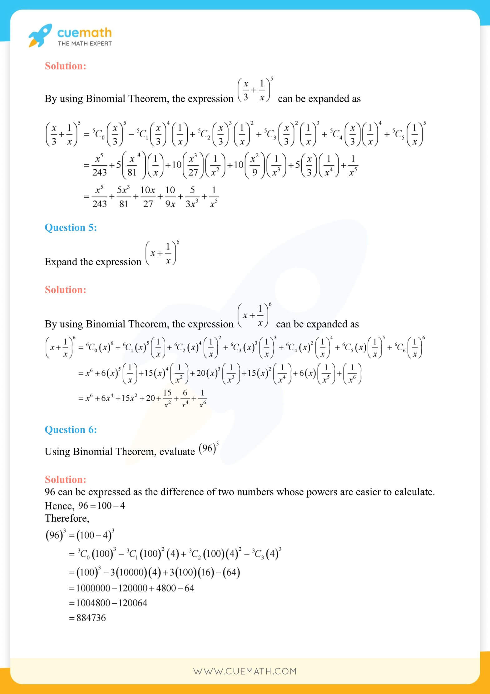 NCERT Solutions Class 11 Maths Chapter 8 2