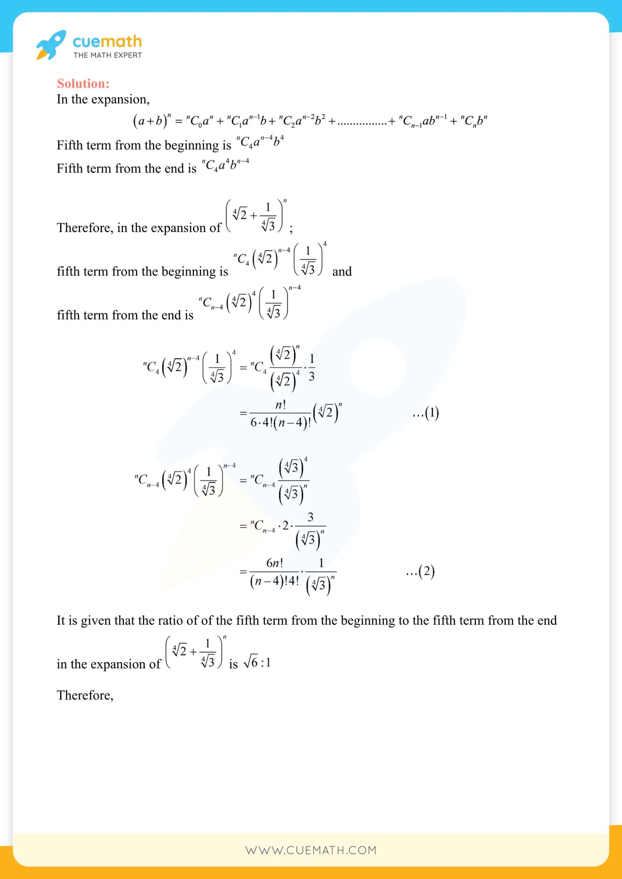 NCERT Solutions Class 11 Maths Chapter 8 Miscellaneous Exercise 23