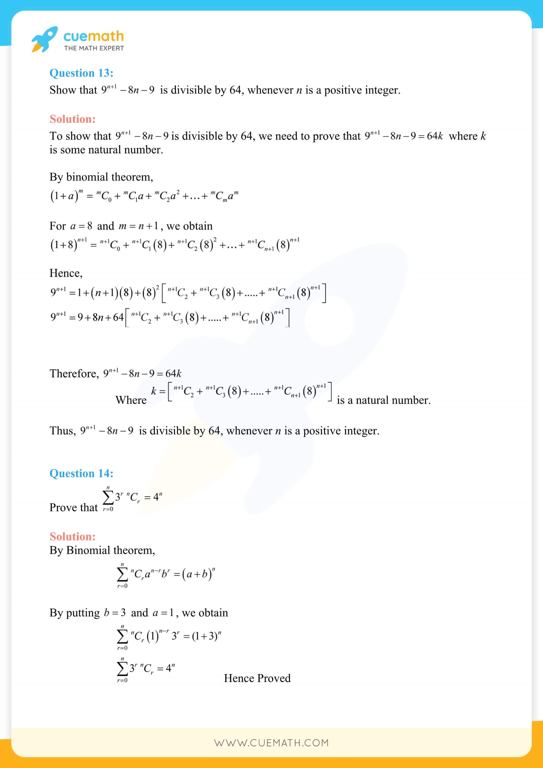 NCERT Solutions Class 11 Maths Chapter 8 Exercise 8.1 6