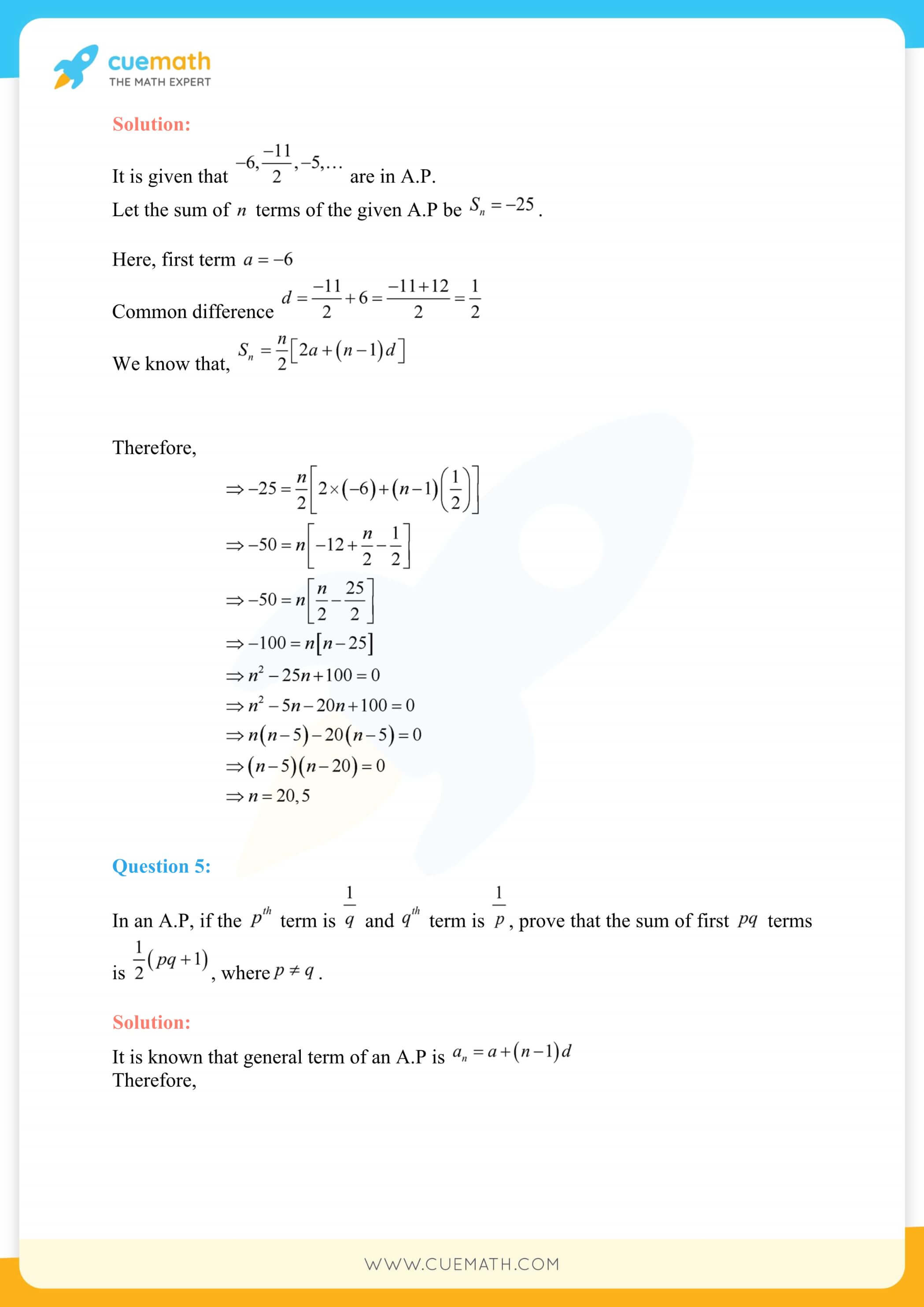 NCERT Solutions Class 11 Maths Chapter 9 Exercise 9.2 11