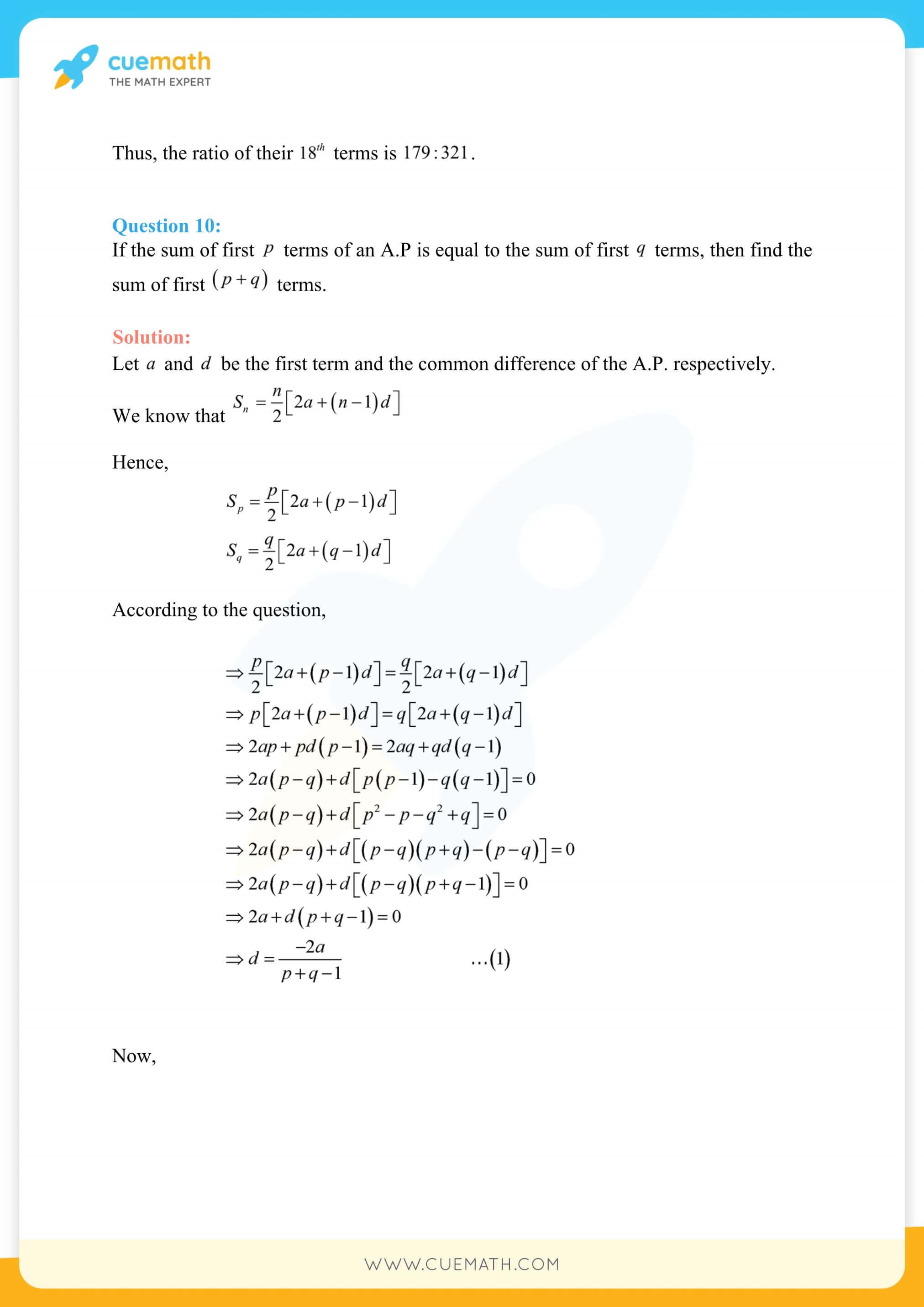 NCERT Solutions Class 11 Maths Chapter 9 16