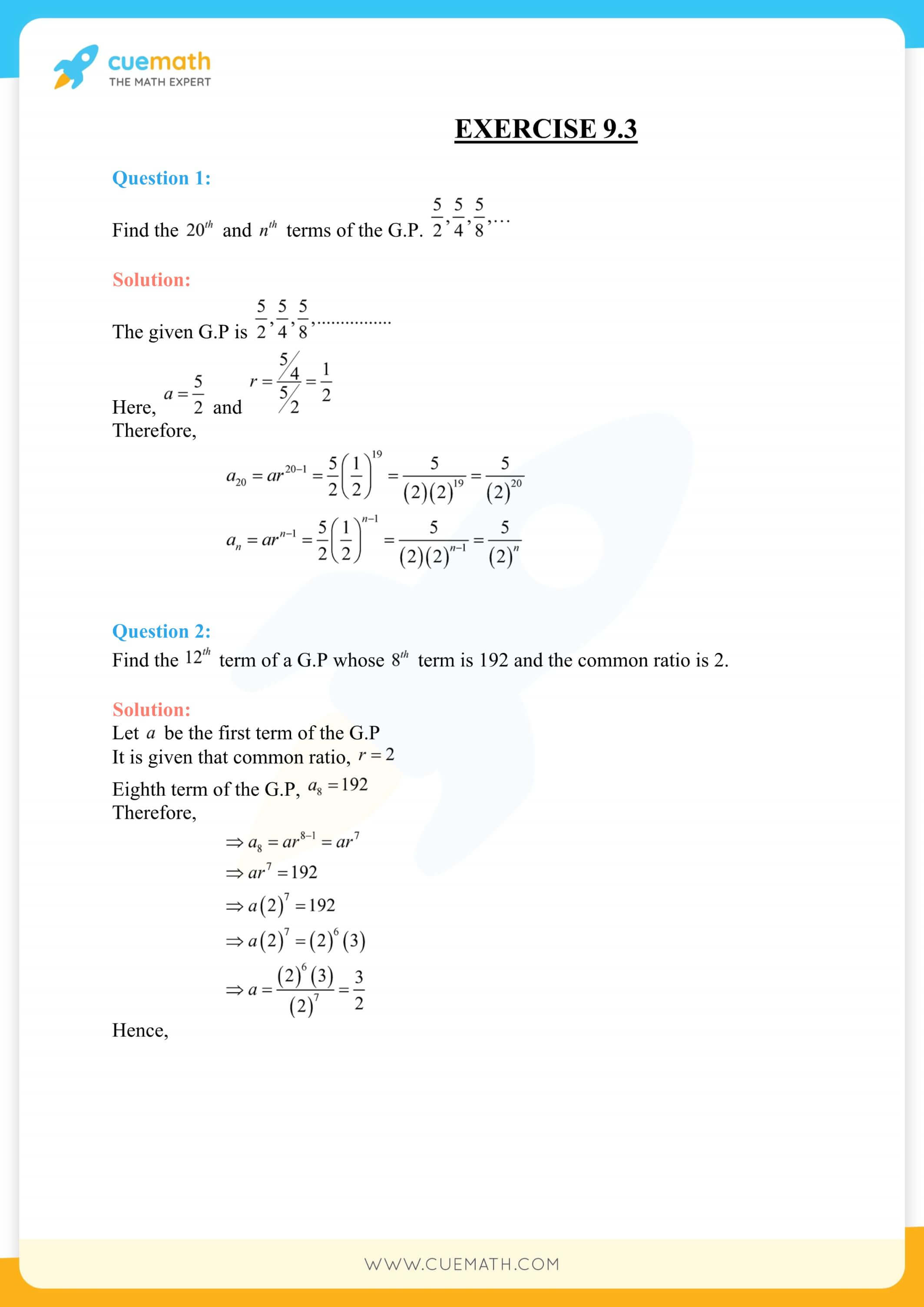 NCERT Solutions Class 11 Maths Chapter 9 Exercise 9.3 26