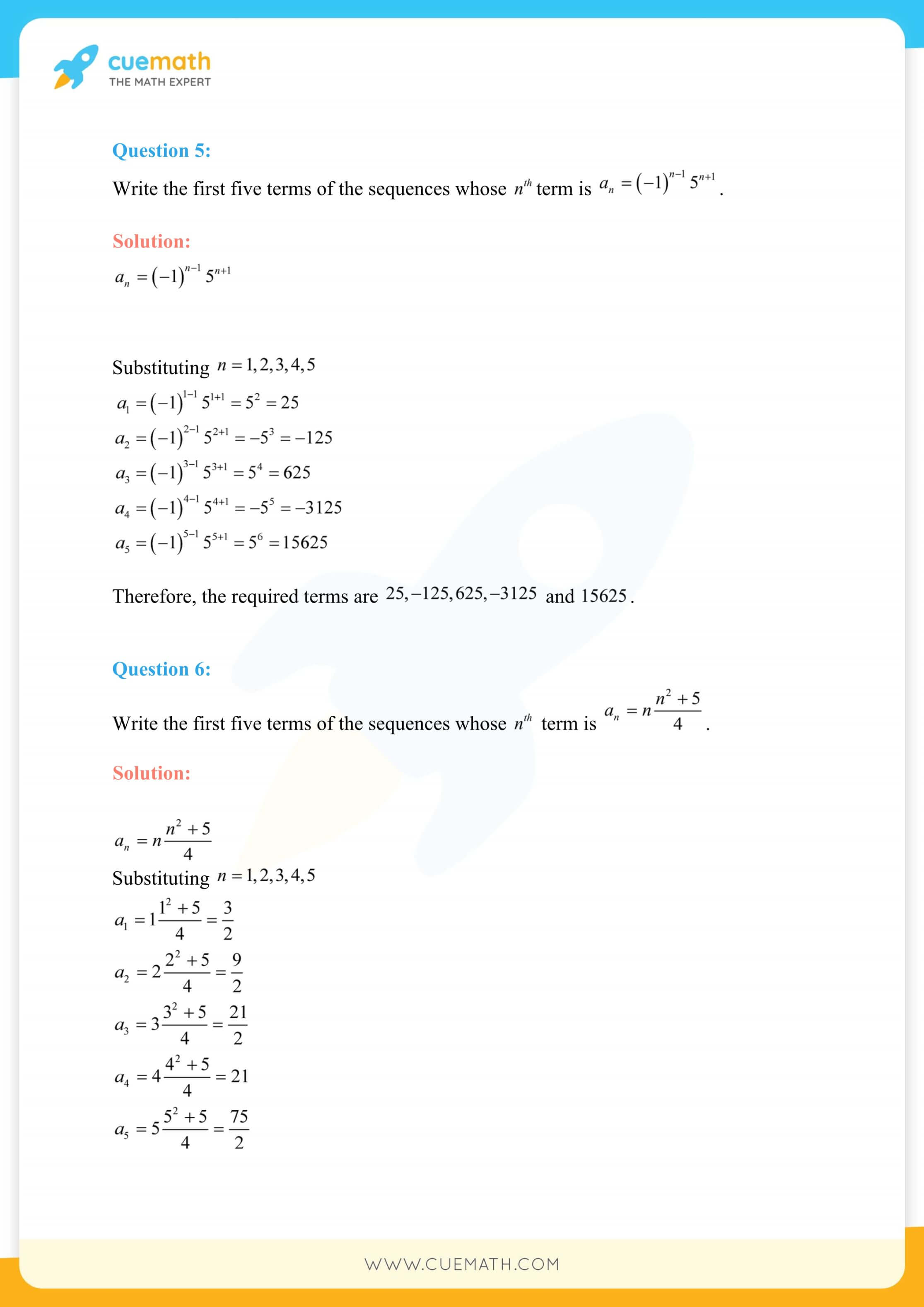 NCERT Solutions Class 11 Maths Chapter 9 Exercise 9.1 3