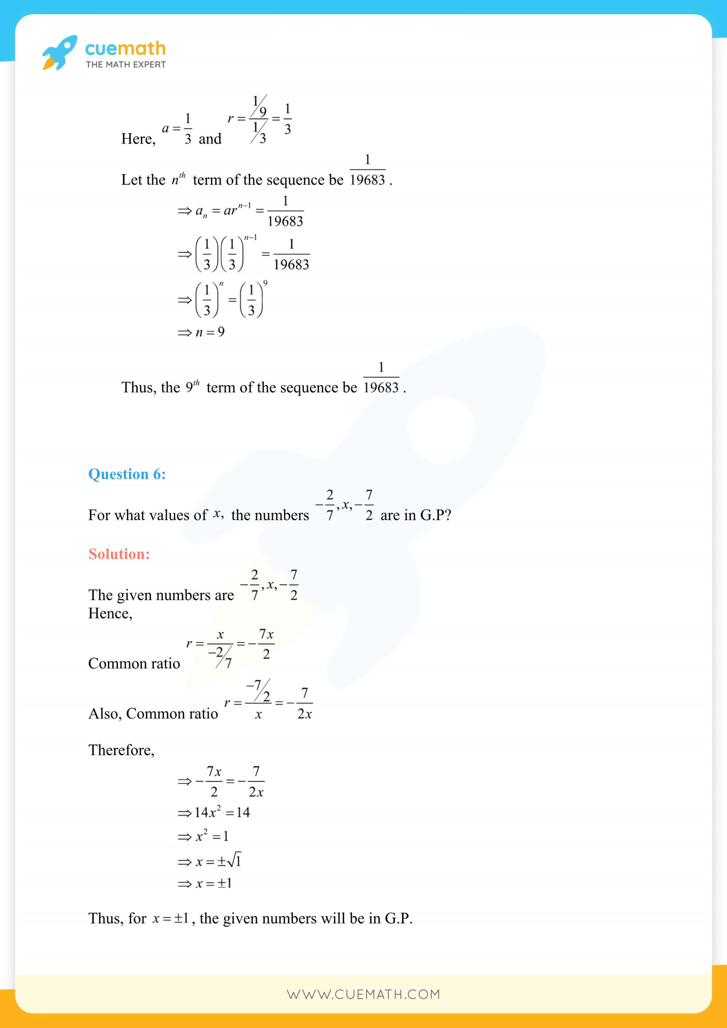 NCERT Solutions Class 11 Maths Chapter 9 Exercise 9.3 30