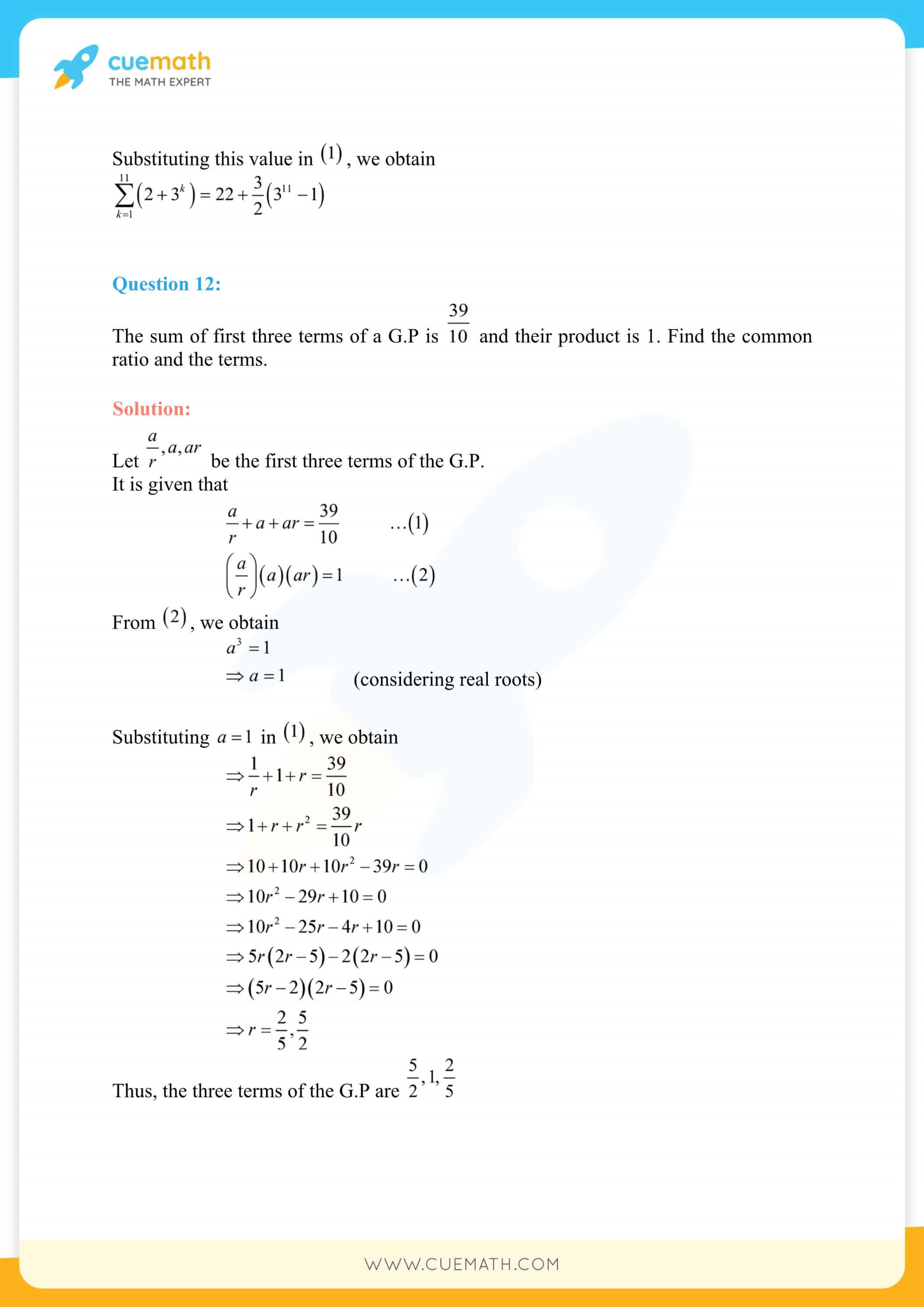 NCERT Solutions Class 11 Maths Chapter 9 Exercise 9.3 34