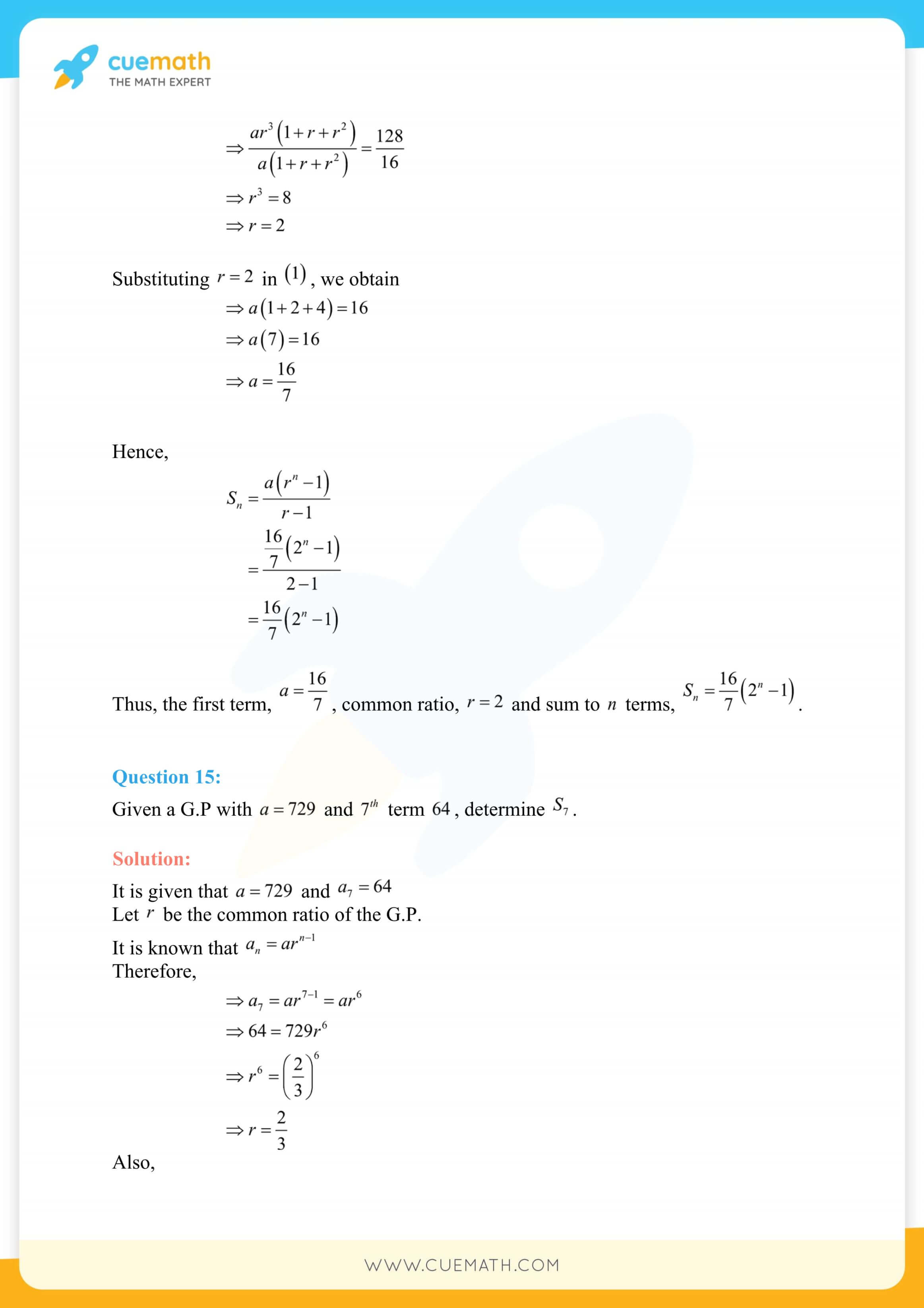 NCERT Solutions Class 11 Maths Chapter 9 Exercise 9.3 36