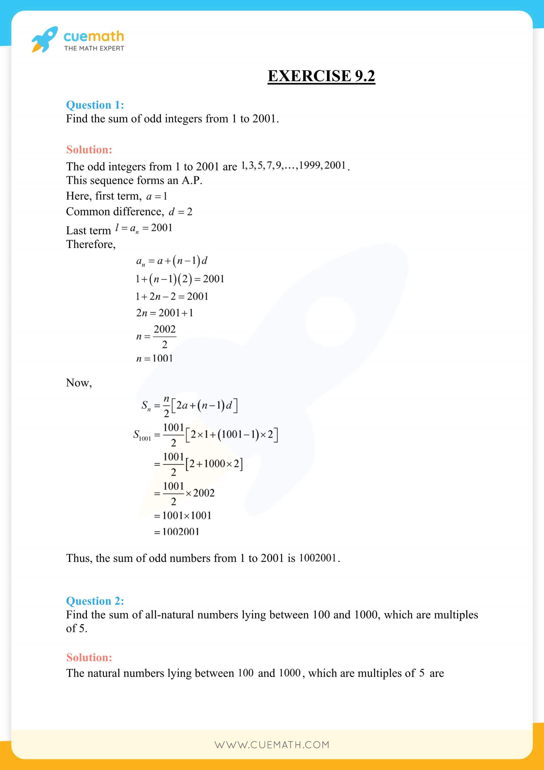 NCERT Solutions Class 11 Maths Chapter 9 Exercise 9.2 8