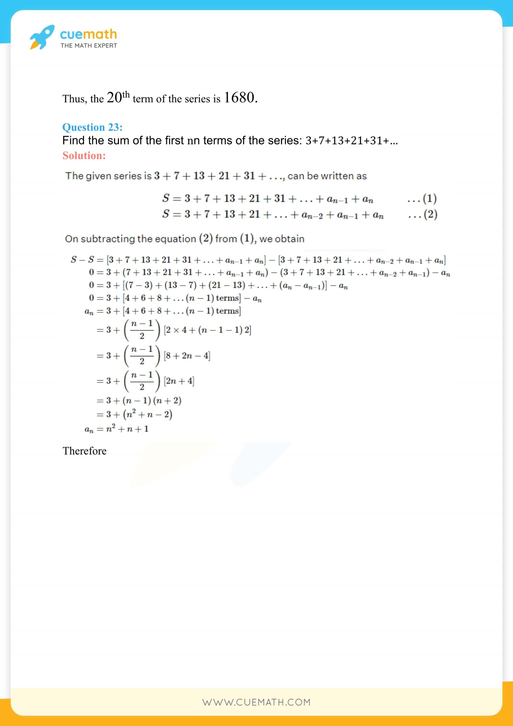 NCERT Solutions Class 11 Maths Chapter 9 Miscellaneous Exercise 81