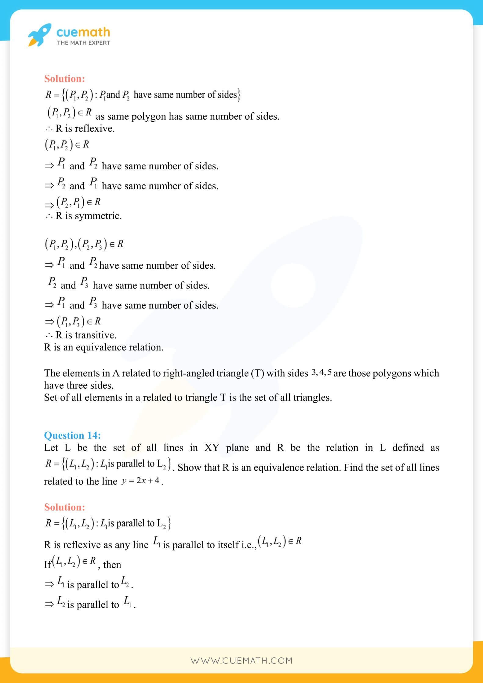NCERT Solutions Class 12 Maths Chapter 1 12