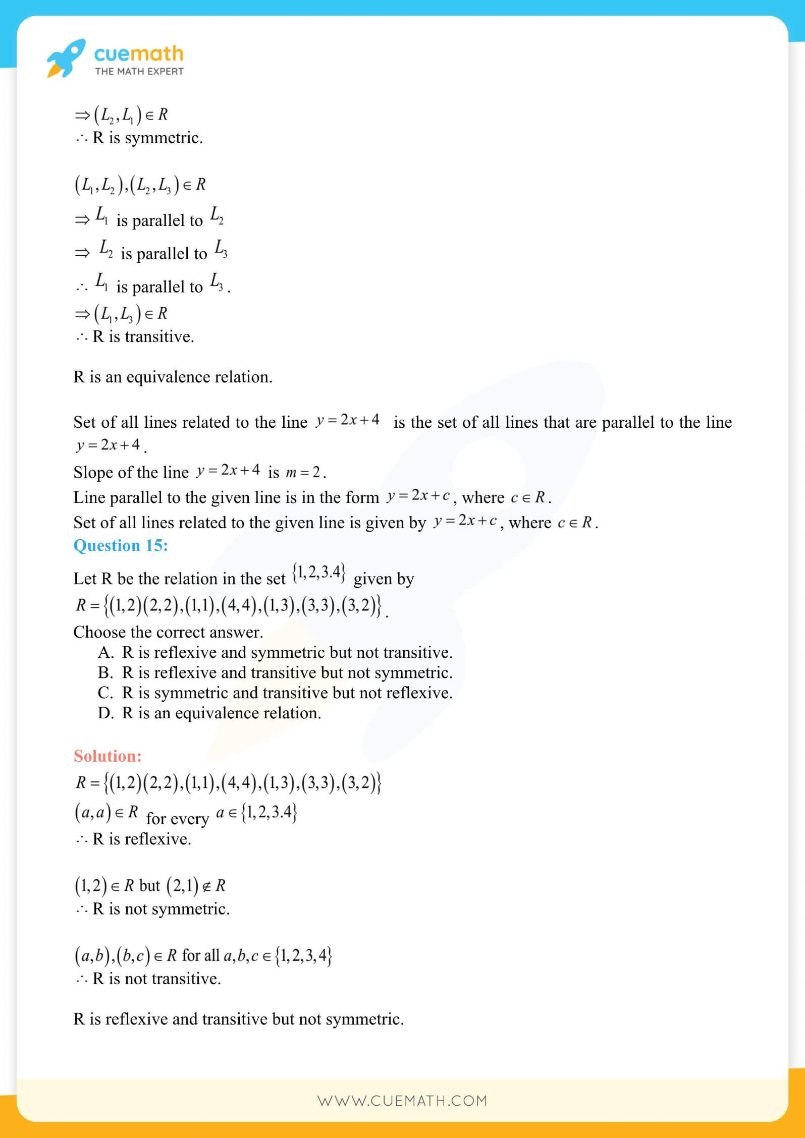 NCERT Solutions Class 12 Maths Chapter 1 13