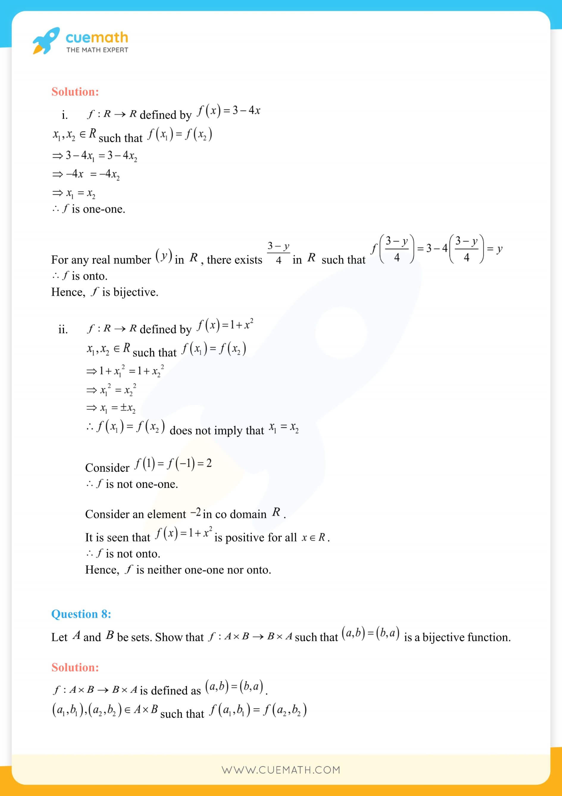 NCERT Solutions Class 12 Maths Chapter 1 20