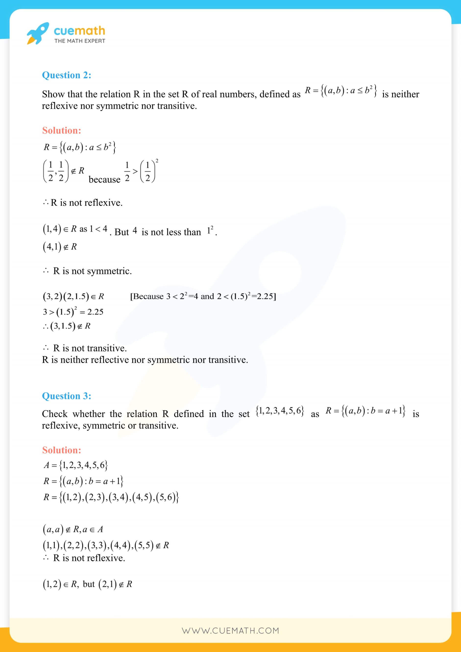 NCERT Solutions Class 12 Maths Chapter 1 3