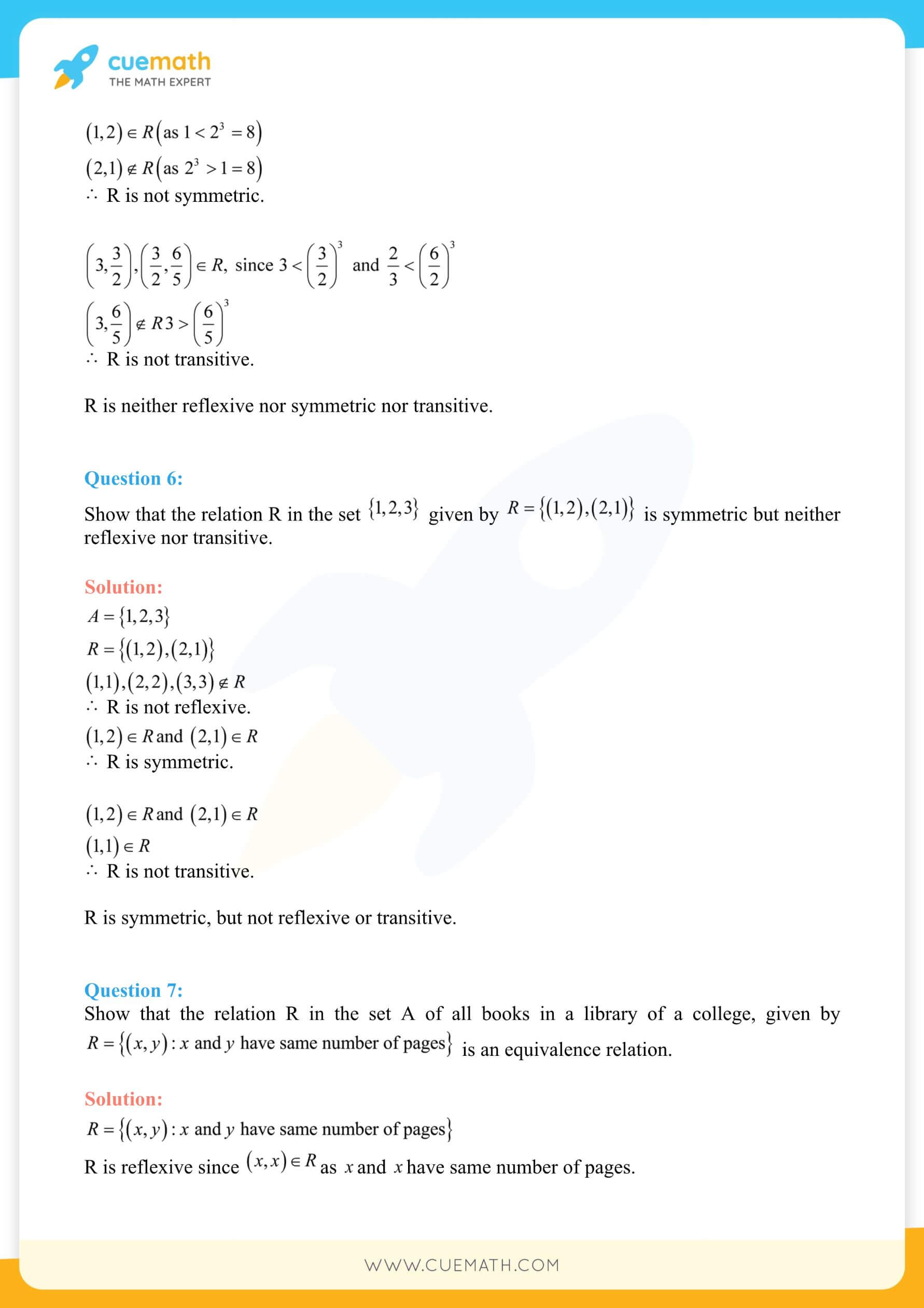 NCERT Solutions Class 12 Maths Chapter 1 5