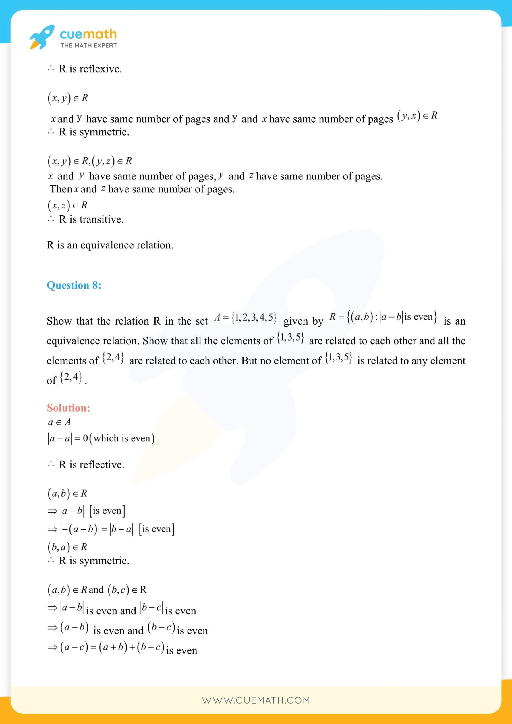 NCERT Solutions Class 12 Maths Chapter 1 6