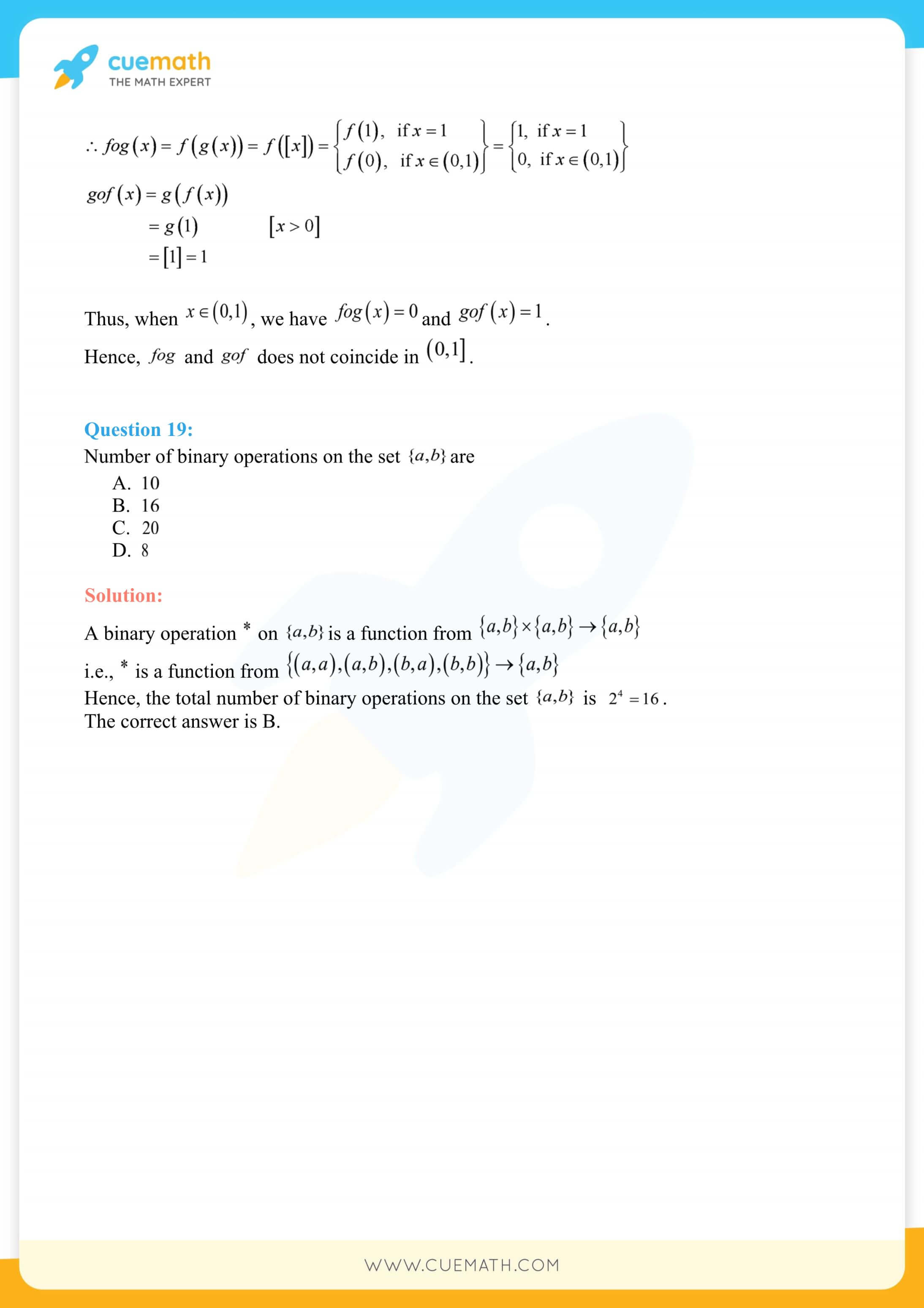 NCERT Solutions Class 12 Maths Chapter 1 63