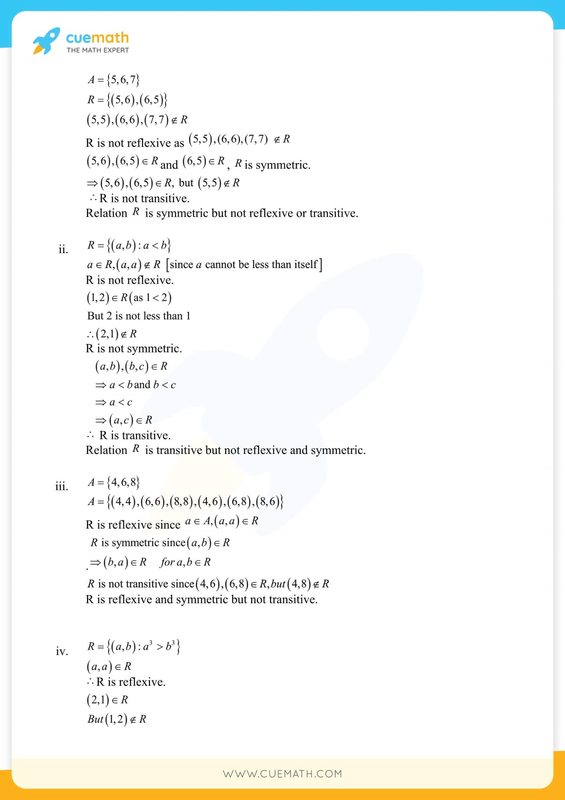 NCERT Solutions Class 12 Maths Chapter 1 9