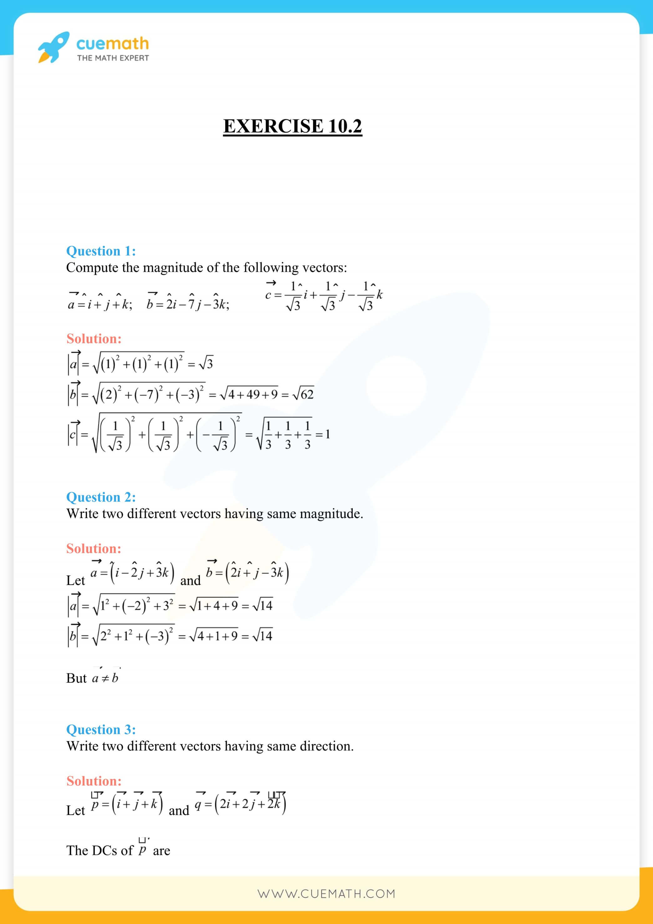 NCERT Solutions Class 12 Maths Chapter 10 3