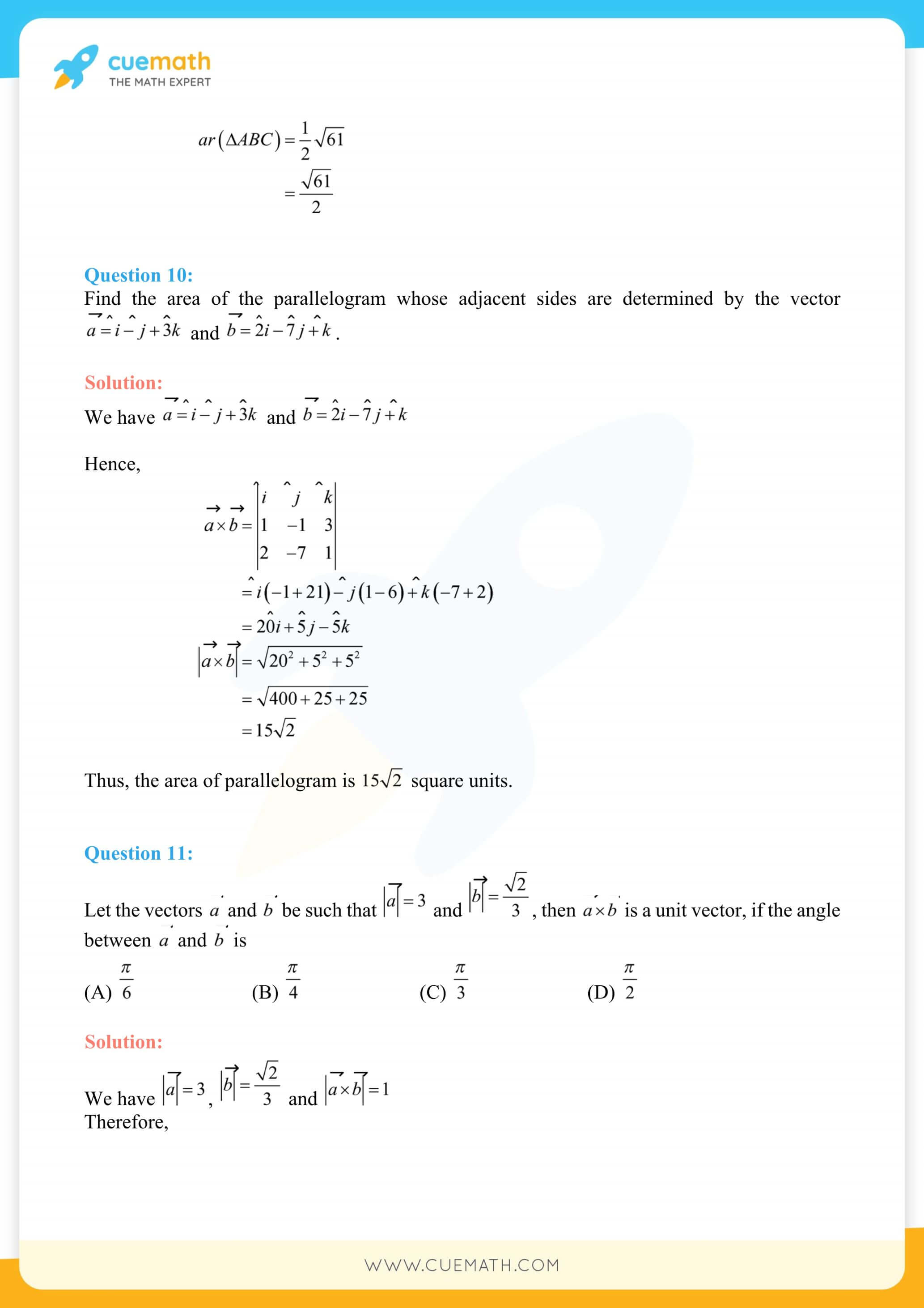 NCERT Solutions Class 12 Maths Chapter 10 Exercise 10.4 31