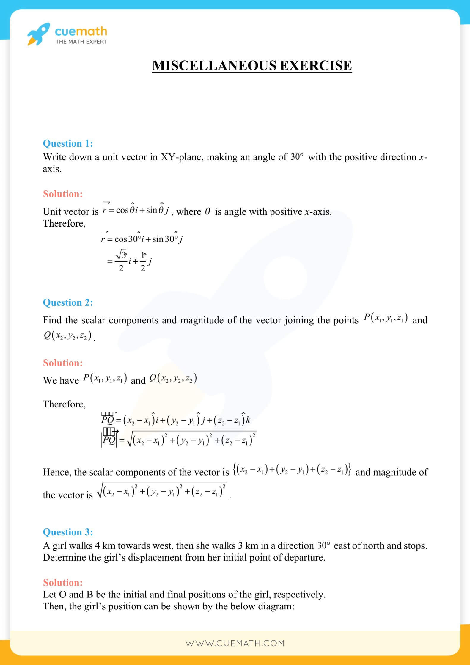 NCERT Solutions Class 12 Maths Chapter 10 Miscellaneous Exercise 33