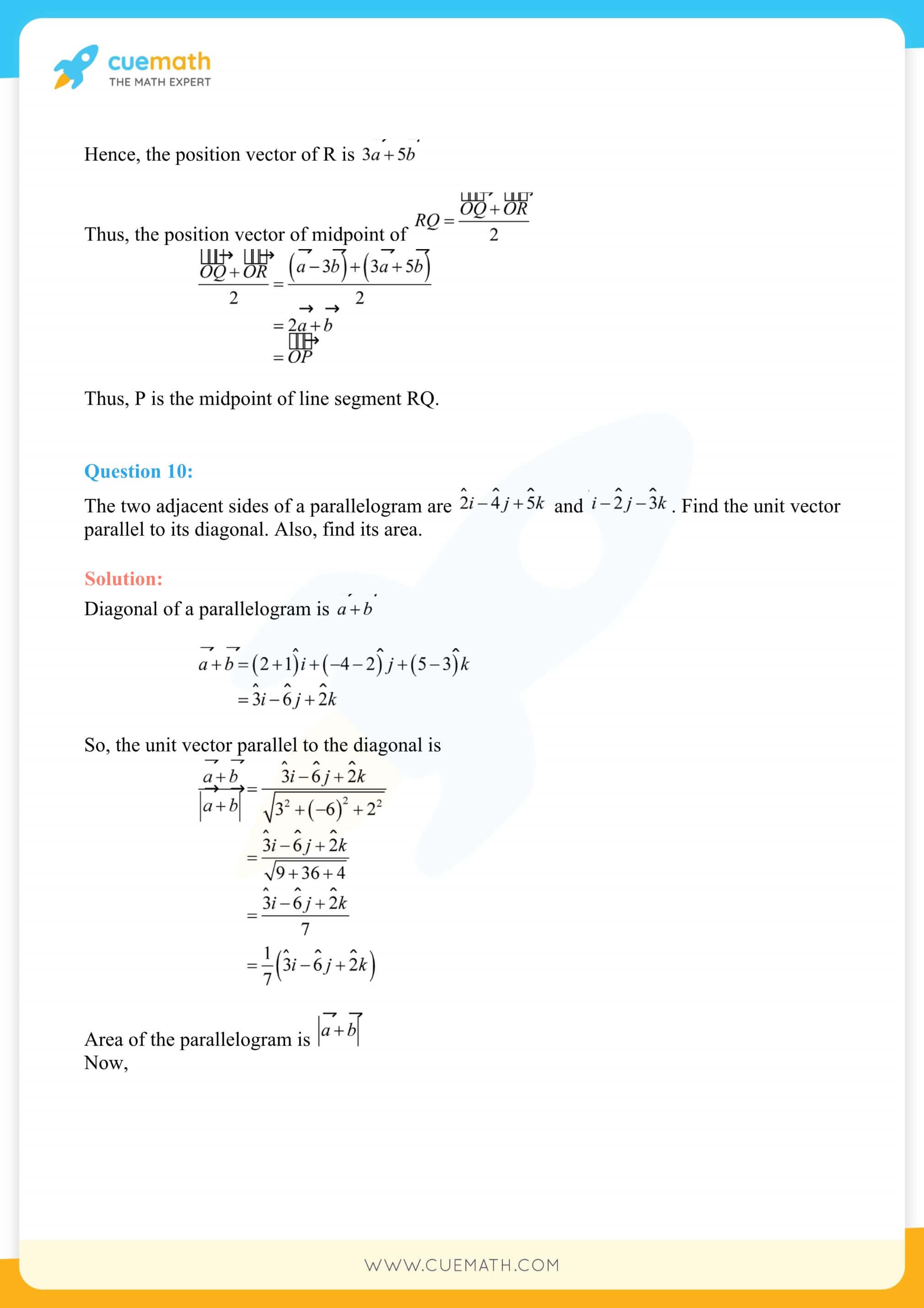 NCERT Solutions Class 12 Maths Chapter 10 Miscellaneous Exercise 39