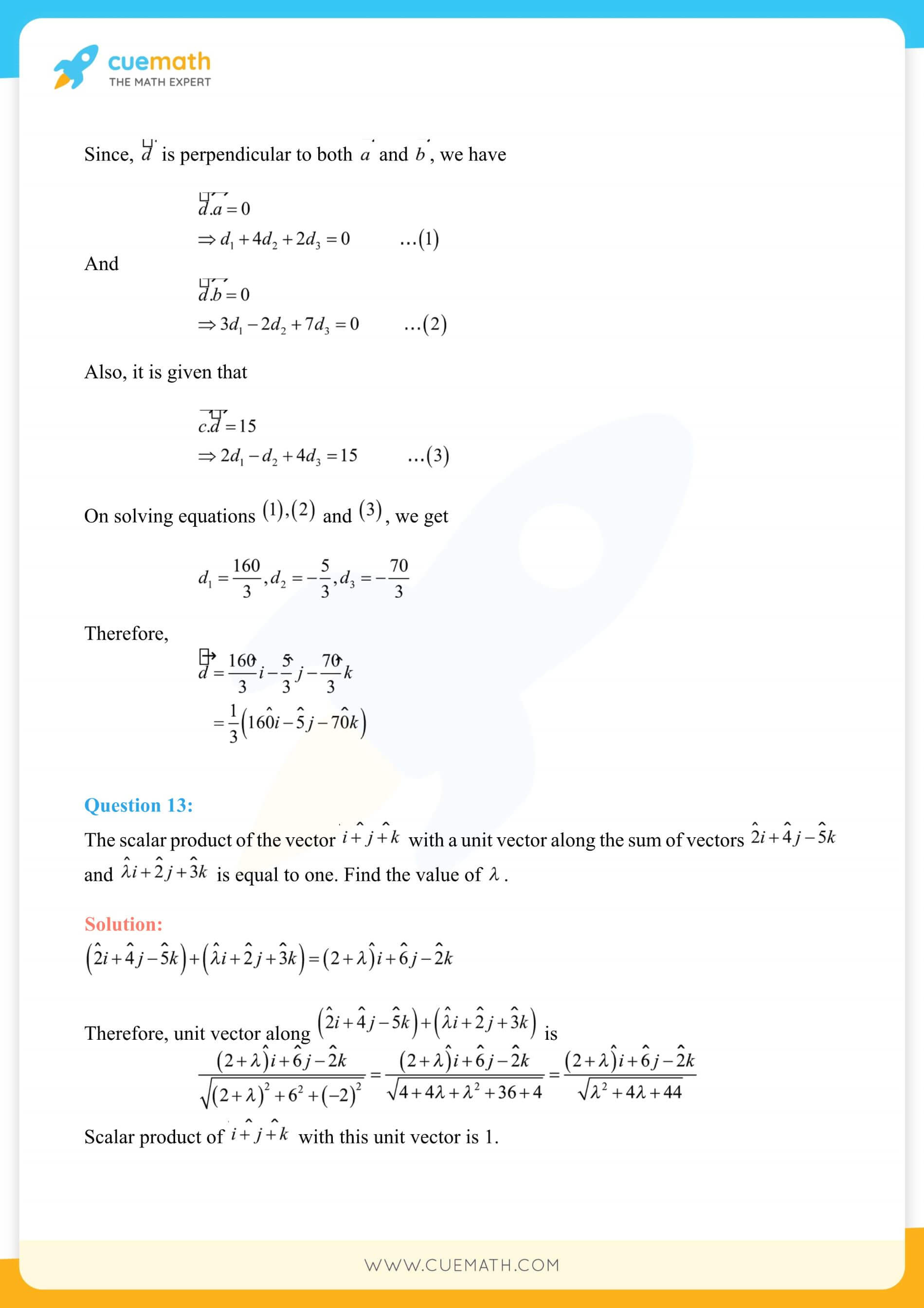 NCERT Solutions Class 12 Maths Chapter 10 Miscellaneous Exercise 41
