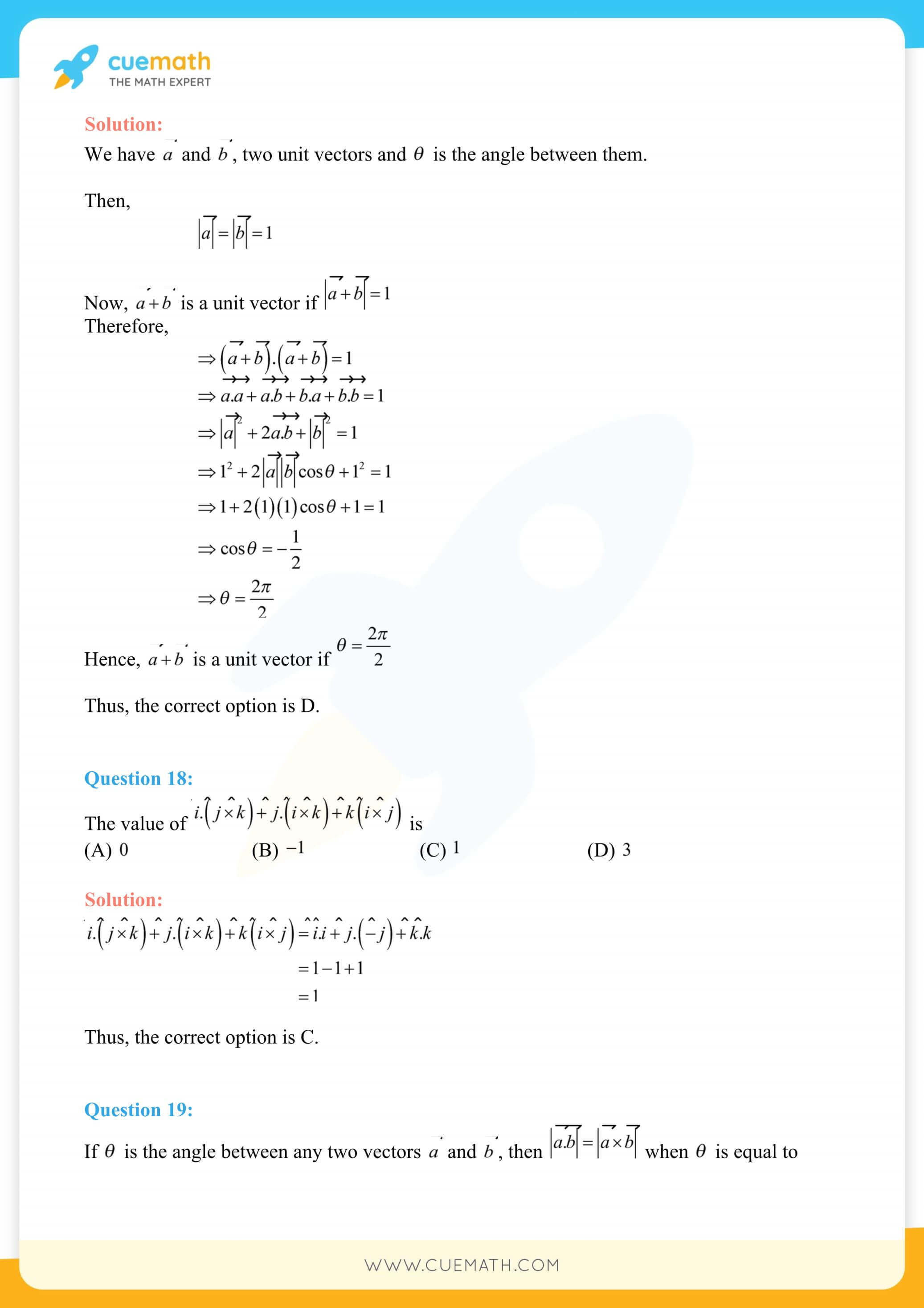 NCERT Solutions Class 12 Maths Chapter 10 44