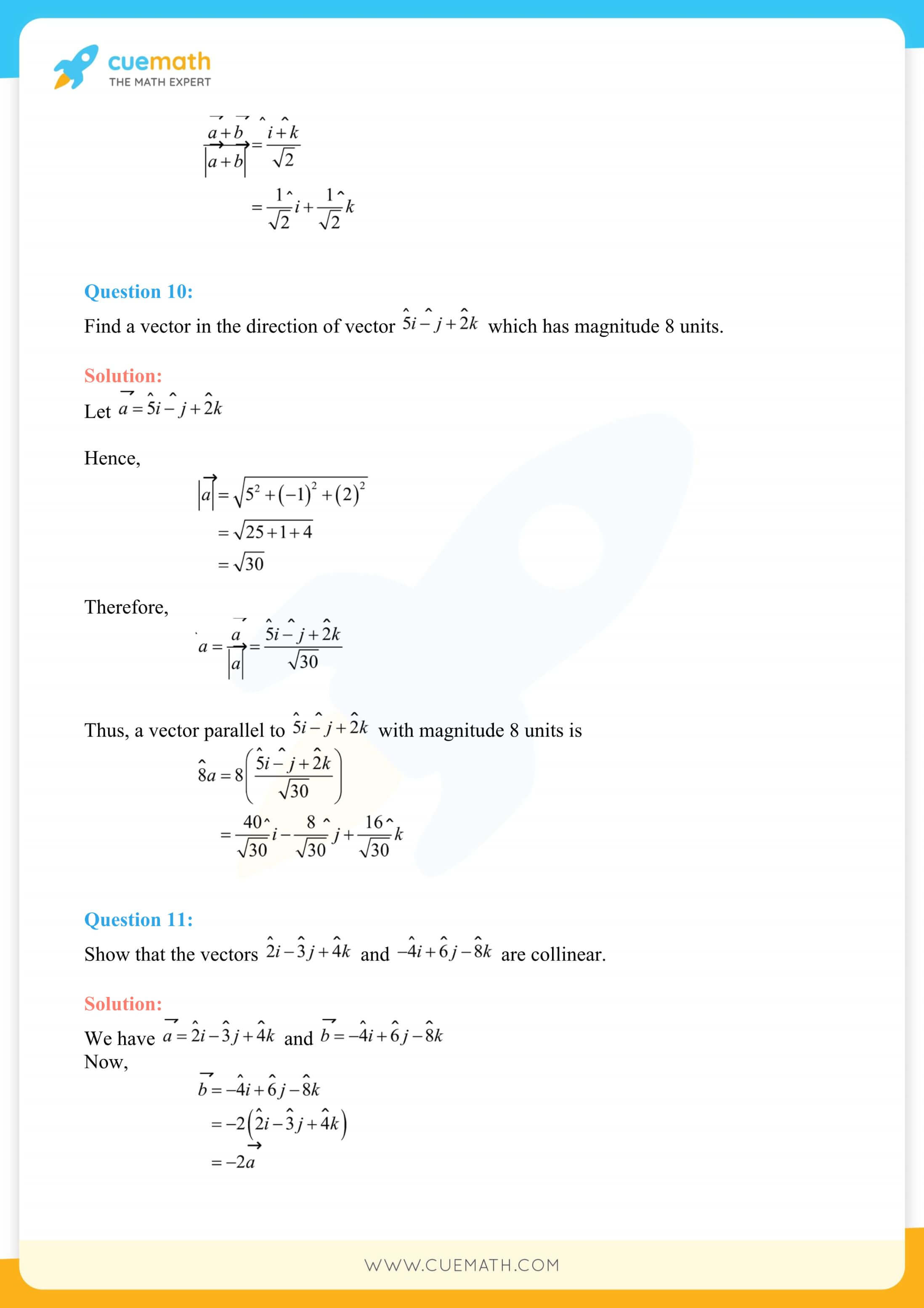 NCERT Solutions Class 12 Maths Chapter 10 7