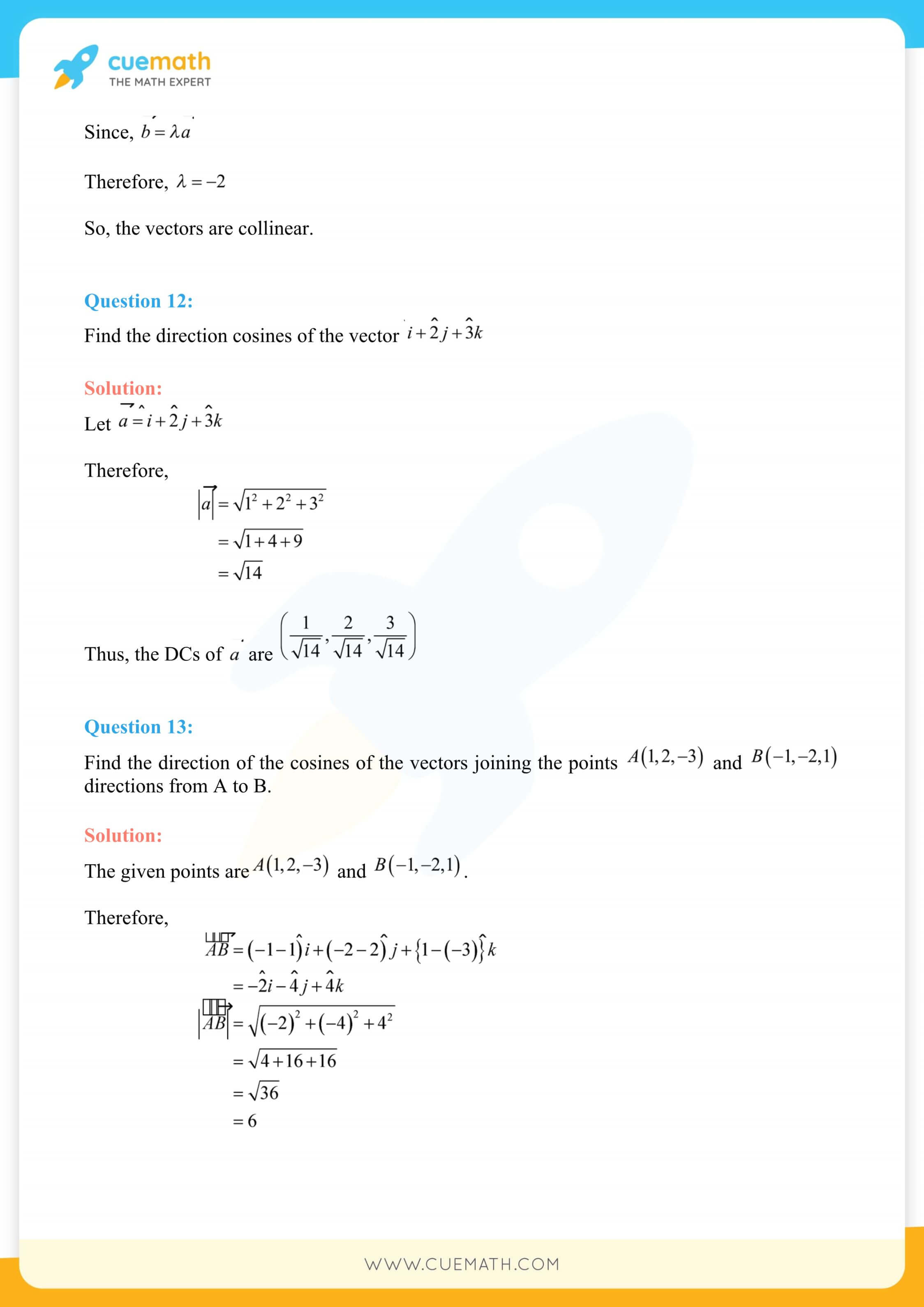 ncert solutions class 12 maths chapter 10 vector algebra