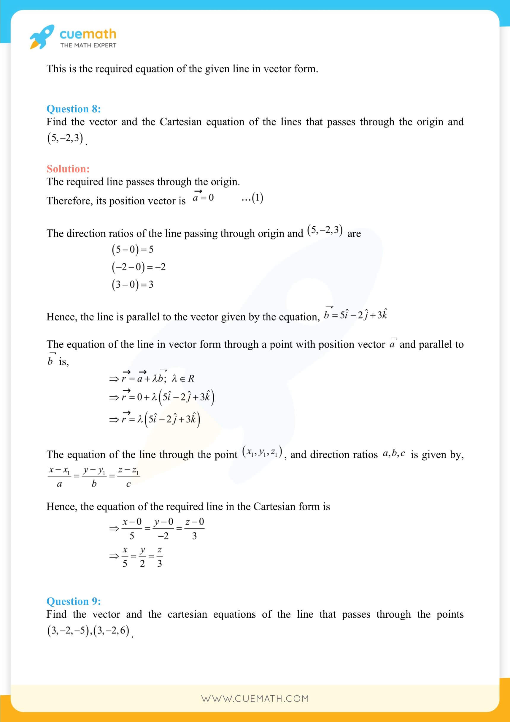 NCERT Solutions Class 12 Maths Chapter 11 10