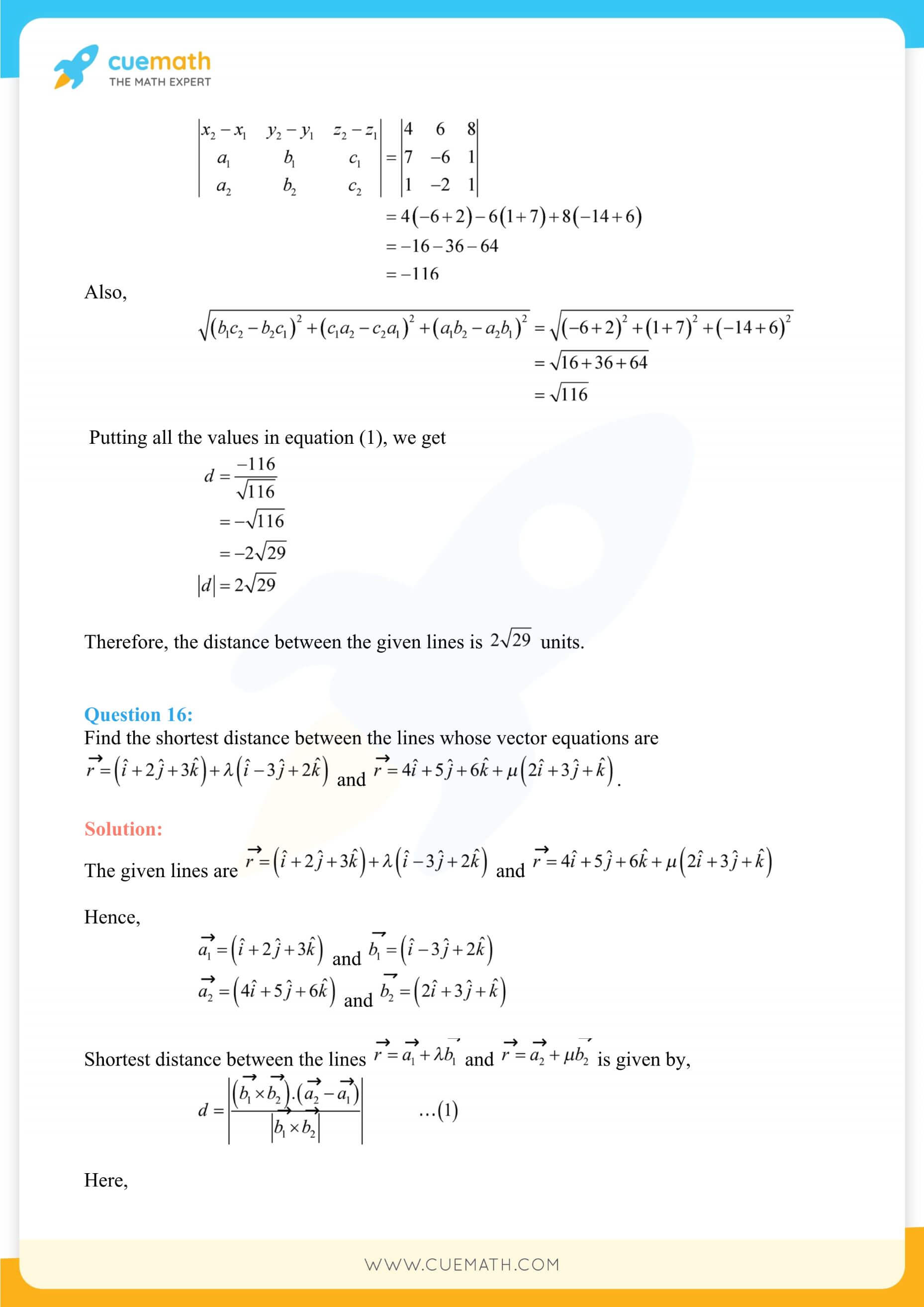 NCERT Solutions Class 12 Maths Chapter 11 18