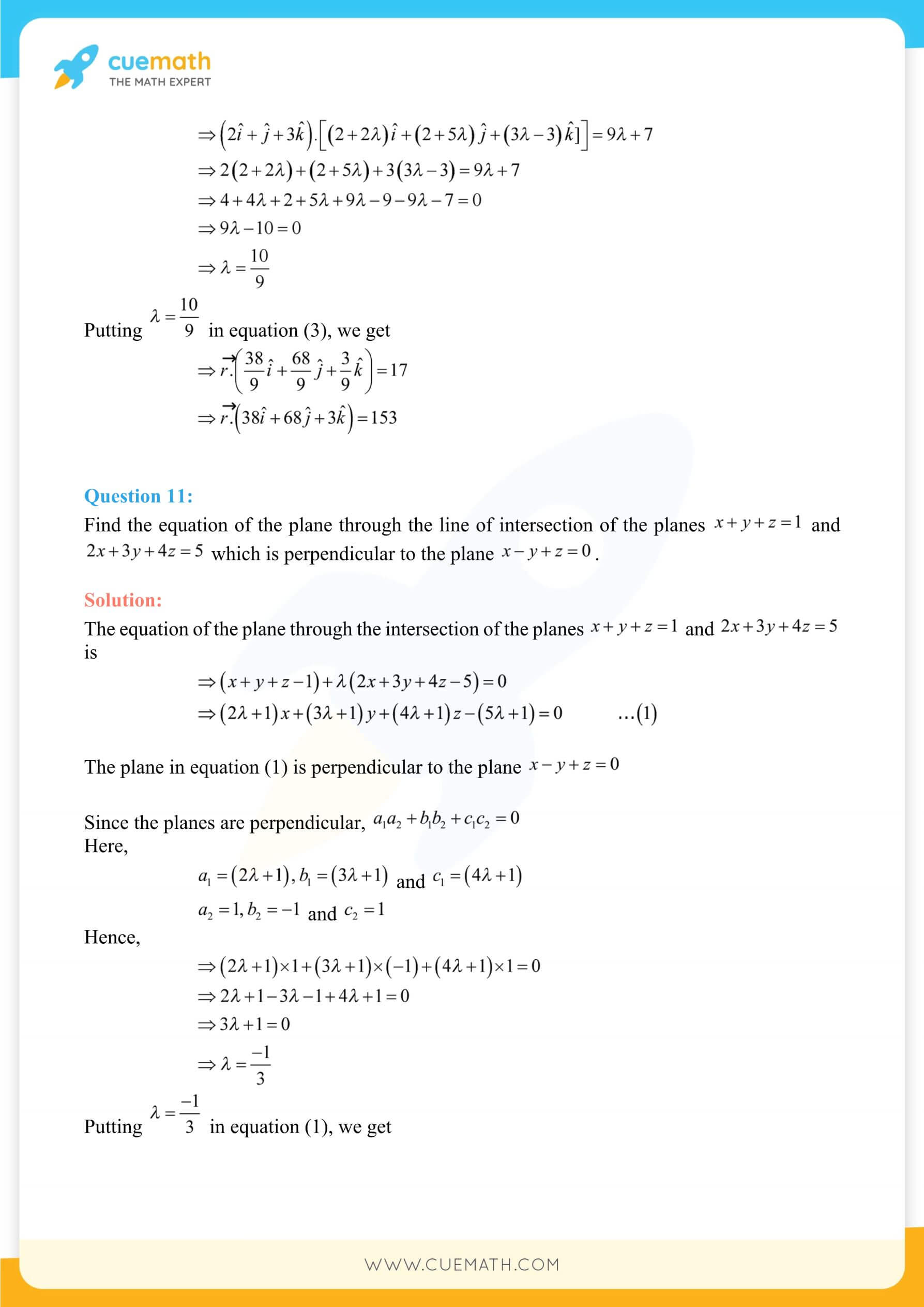 NCERT Solutions Class 12 Maths Chapter 11 Exercise 11.3 31